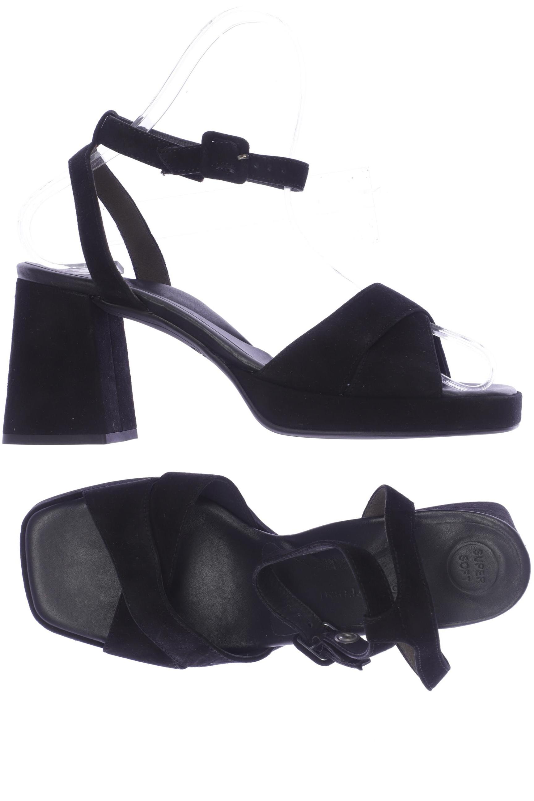 

Paul Green Damen Sandale, schwarz, Gr. 6.5
