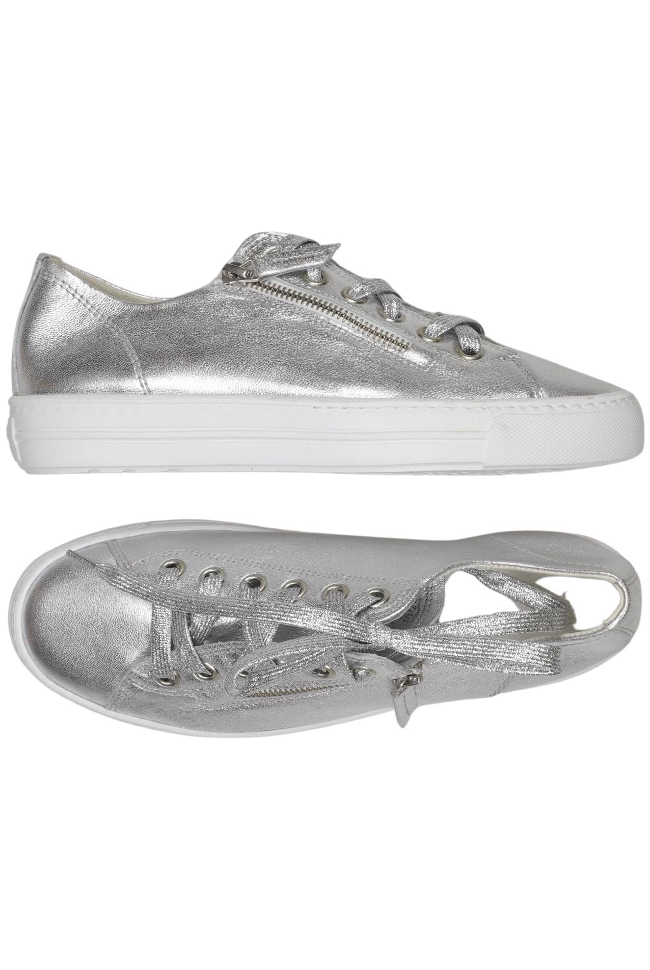

Paul Green Damen Sneakers, silber, Gr. 5.5