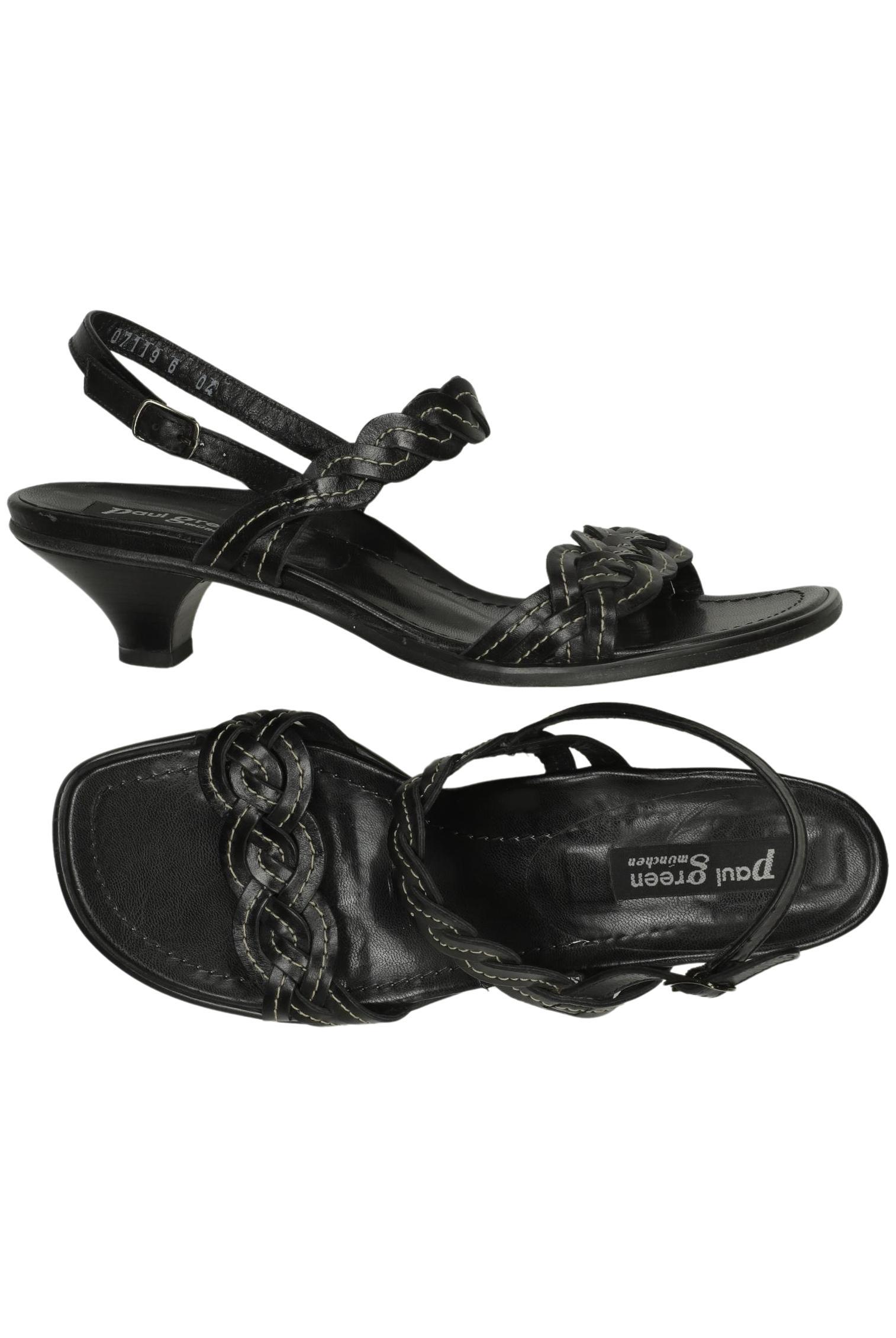 

Paul Green Damen Sandale, schwarz, Gr. 6