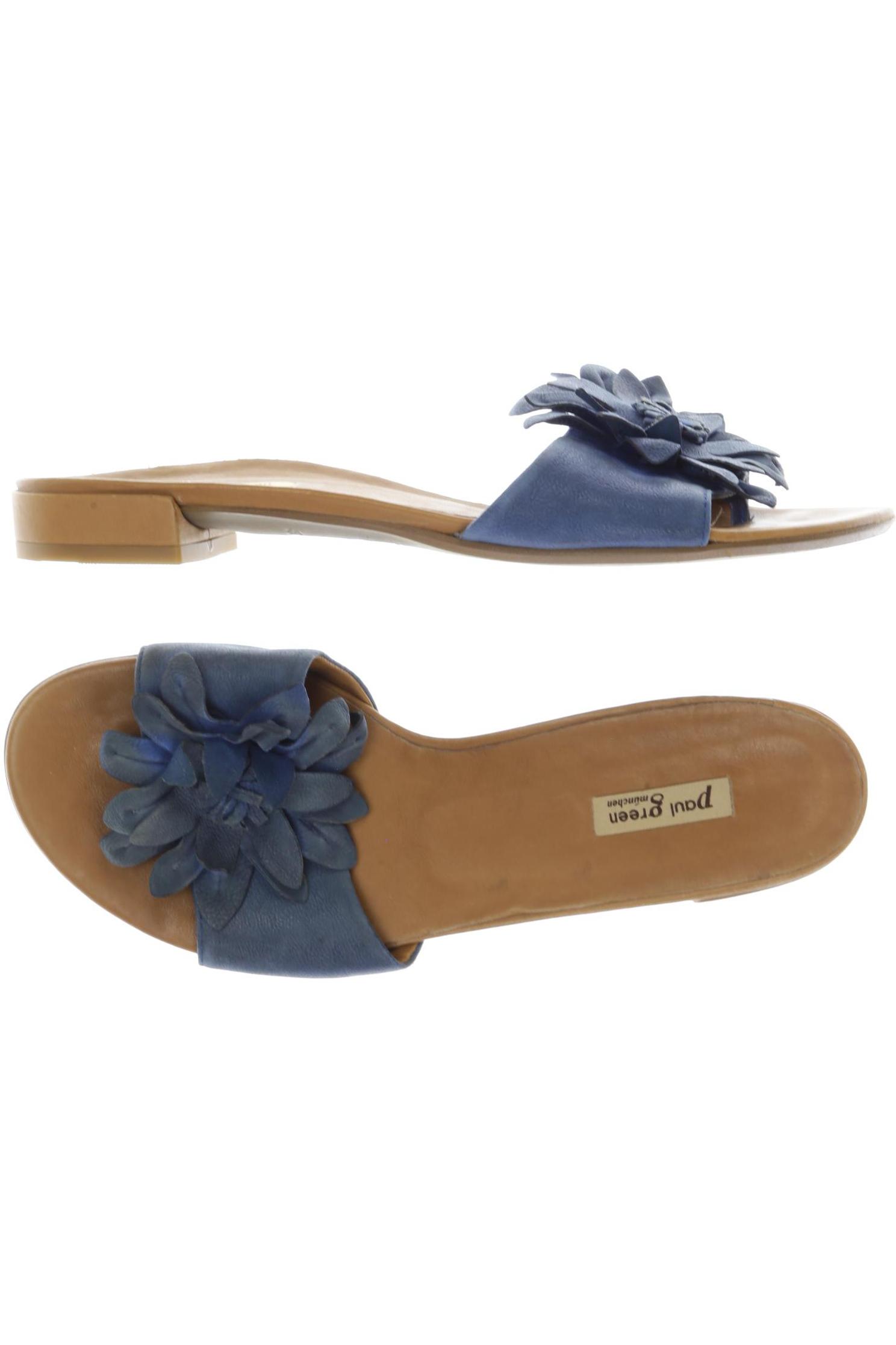 

Paul Green Damen Sandale, blau, Gr. 6