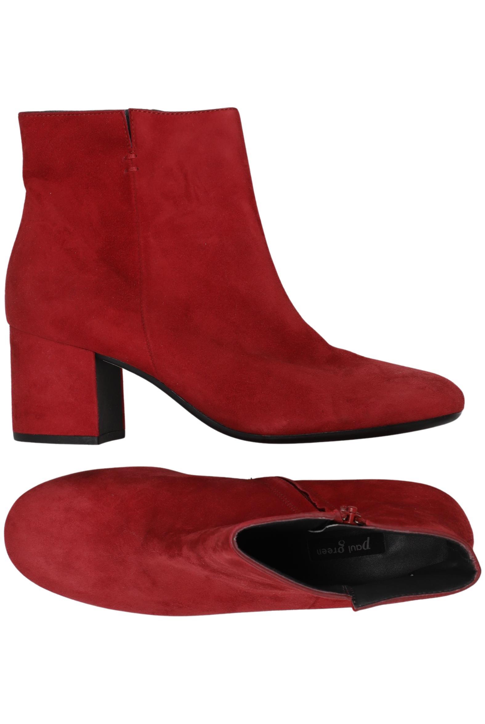 Thumbnail - Paul Green Damen Stiefelette, rot, Gr. 5.5