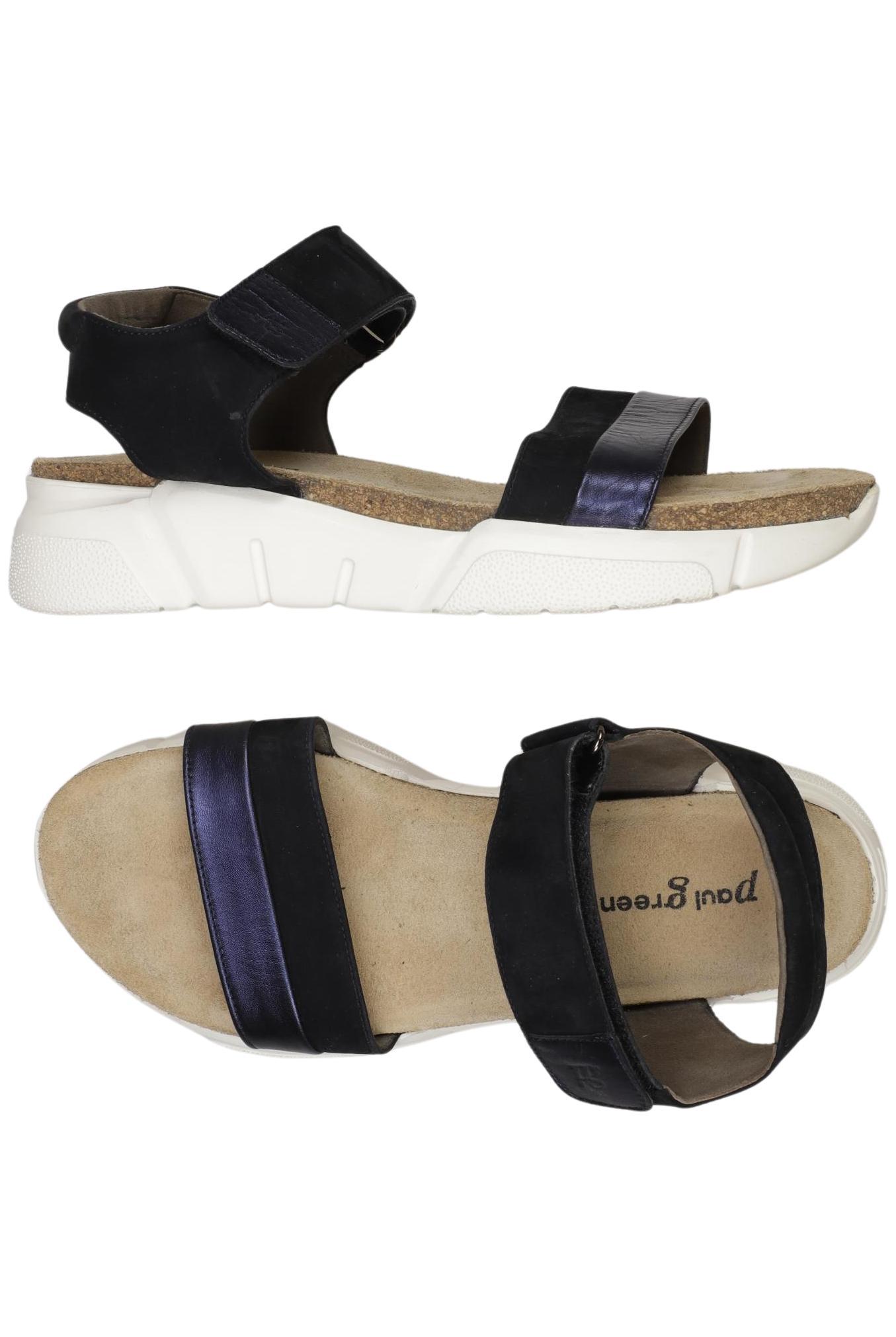 

Paul Green Damen Sandale, schwarz, Gr. 6.5