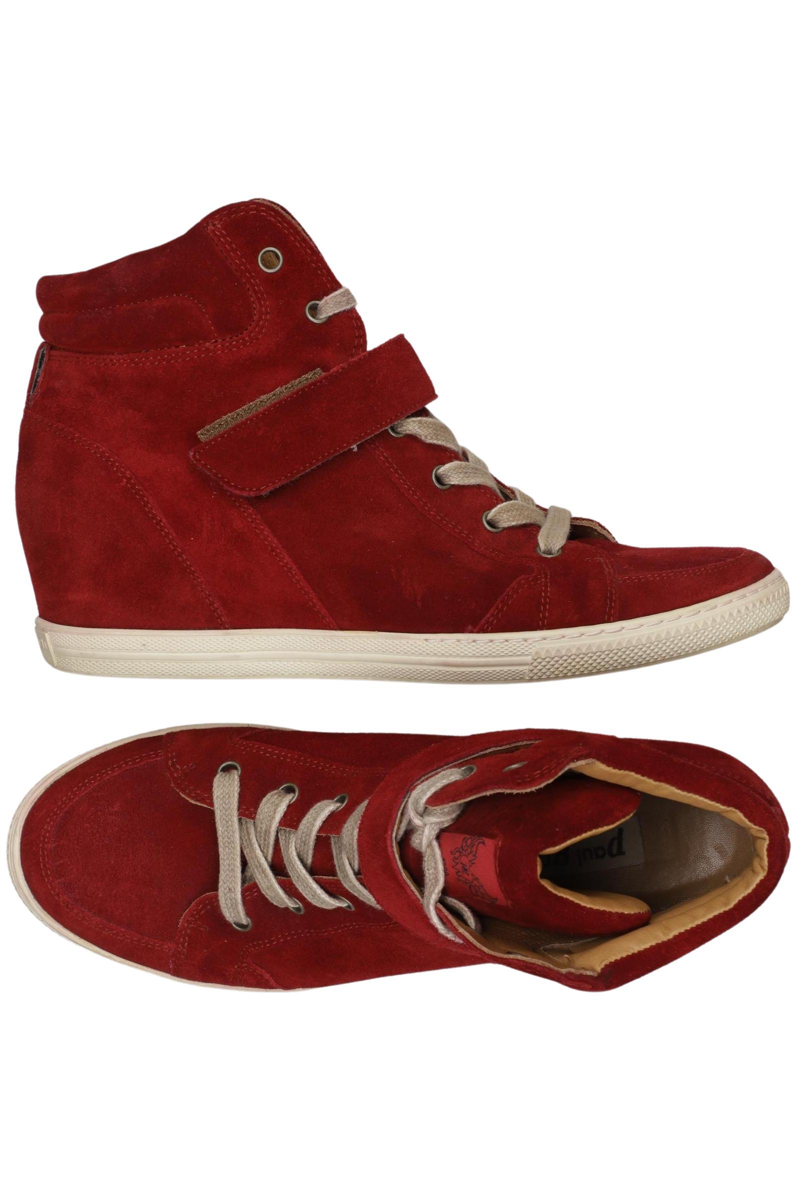 

Paul Green Damen Sneakers, rot, Gr. 6.5