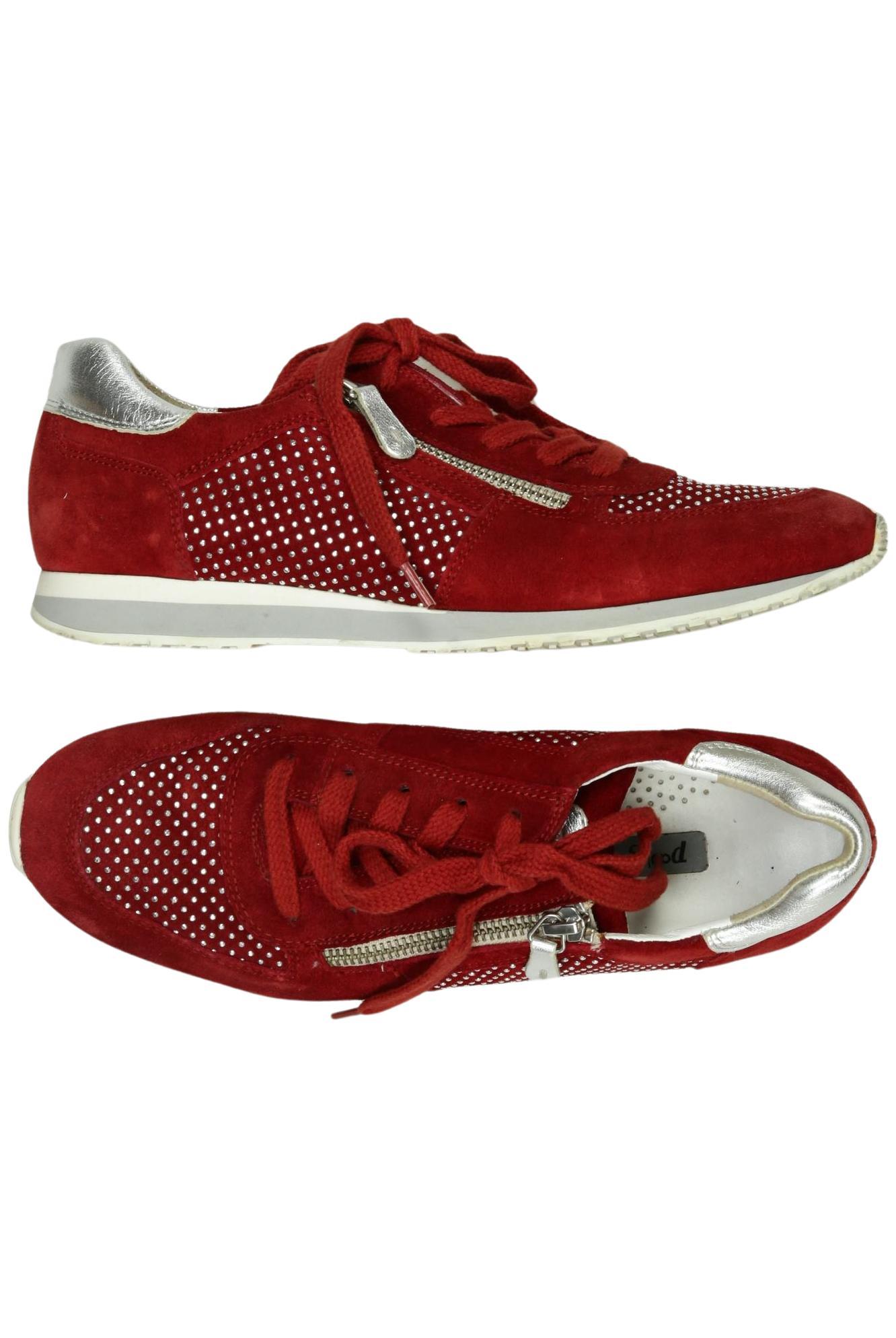 

Paul Green Damen Sneakers, rot, Gr. 5.5