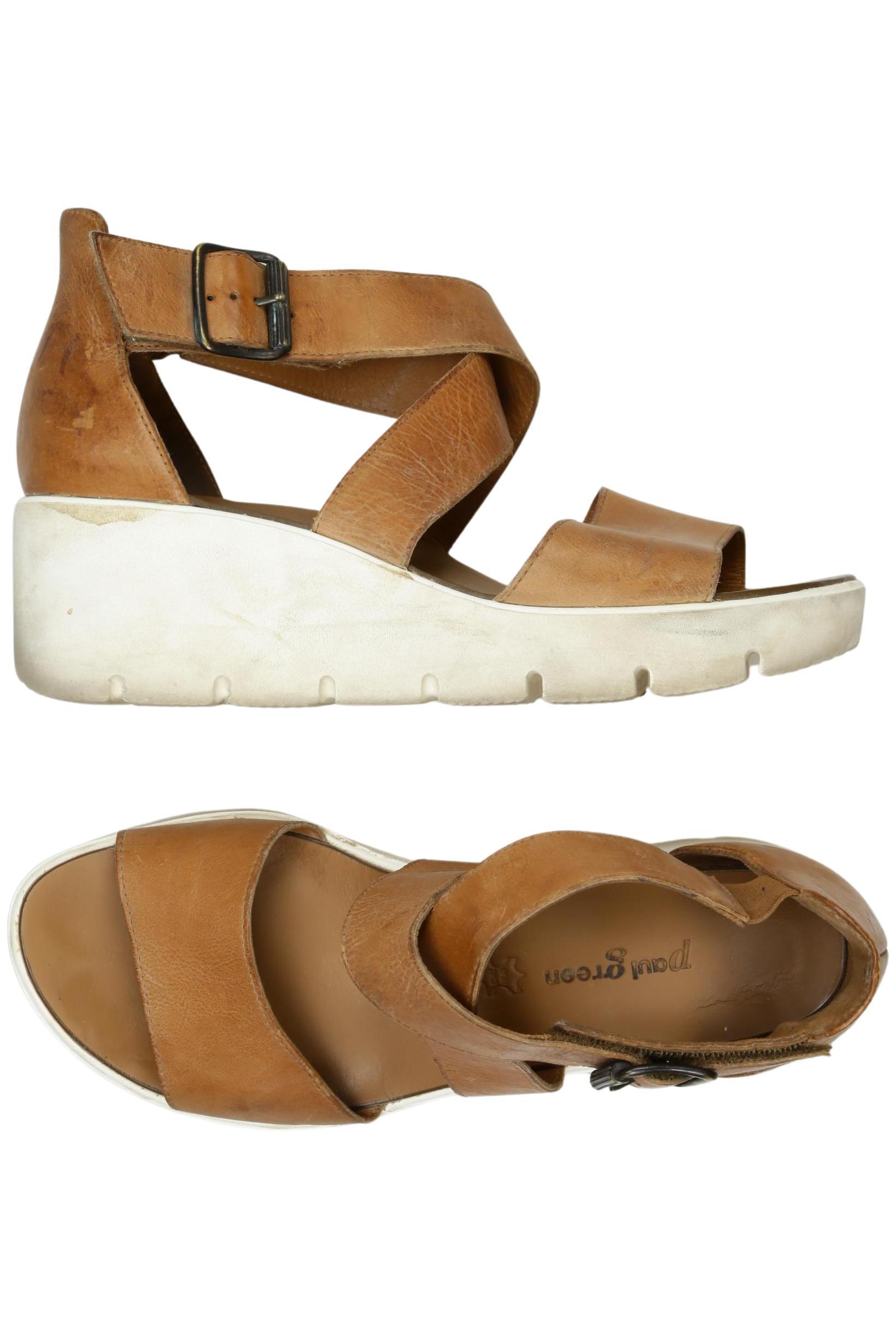 

Paul Green Damen Sandale, braun, Gr. 5