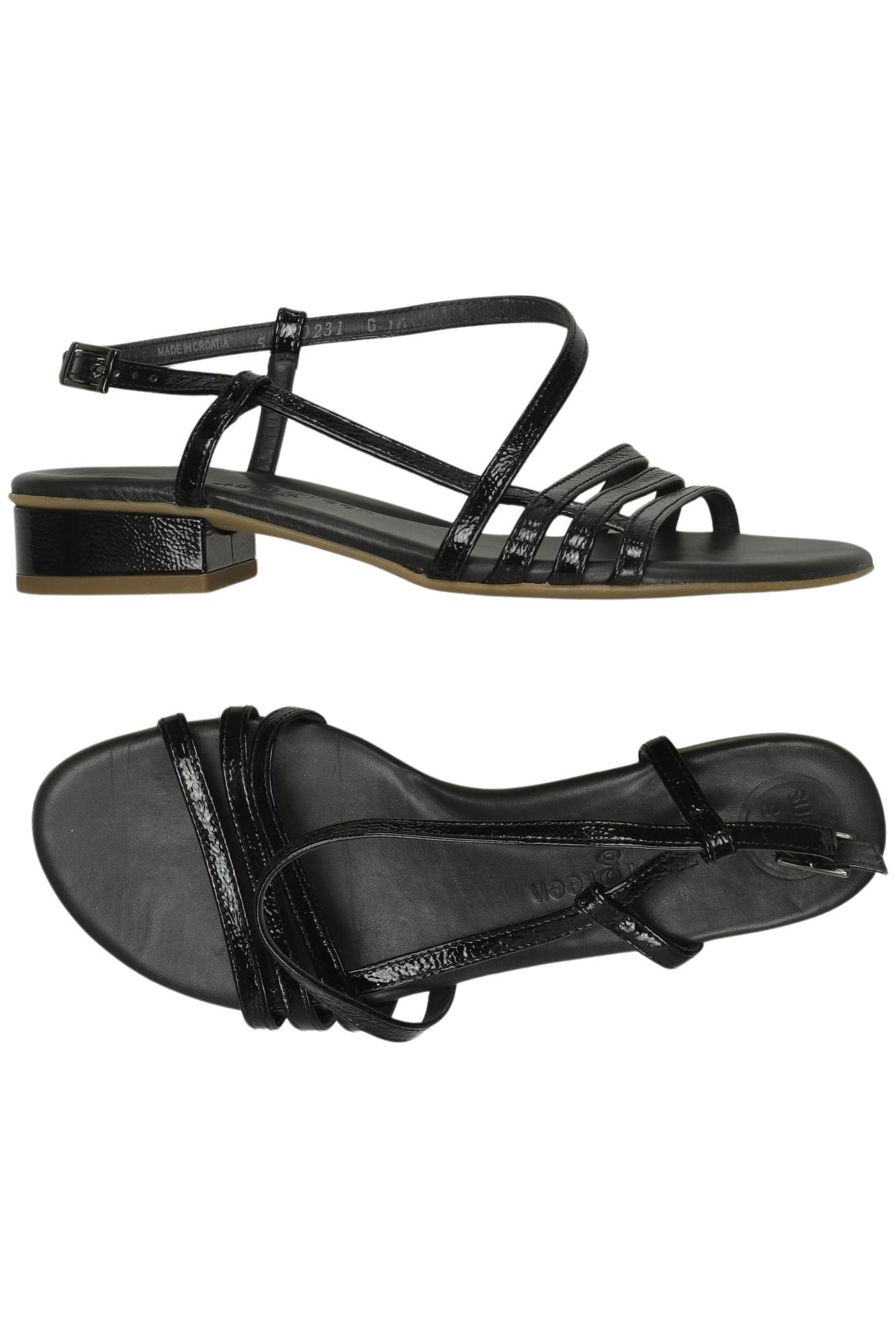 

Paul Green Damen Sandale, schwarz, Gr. 5