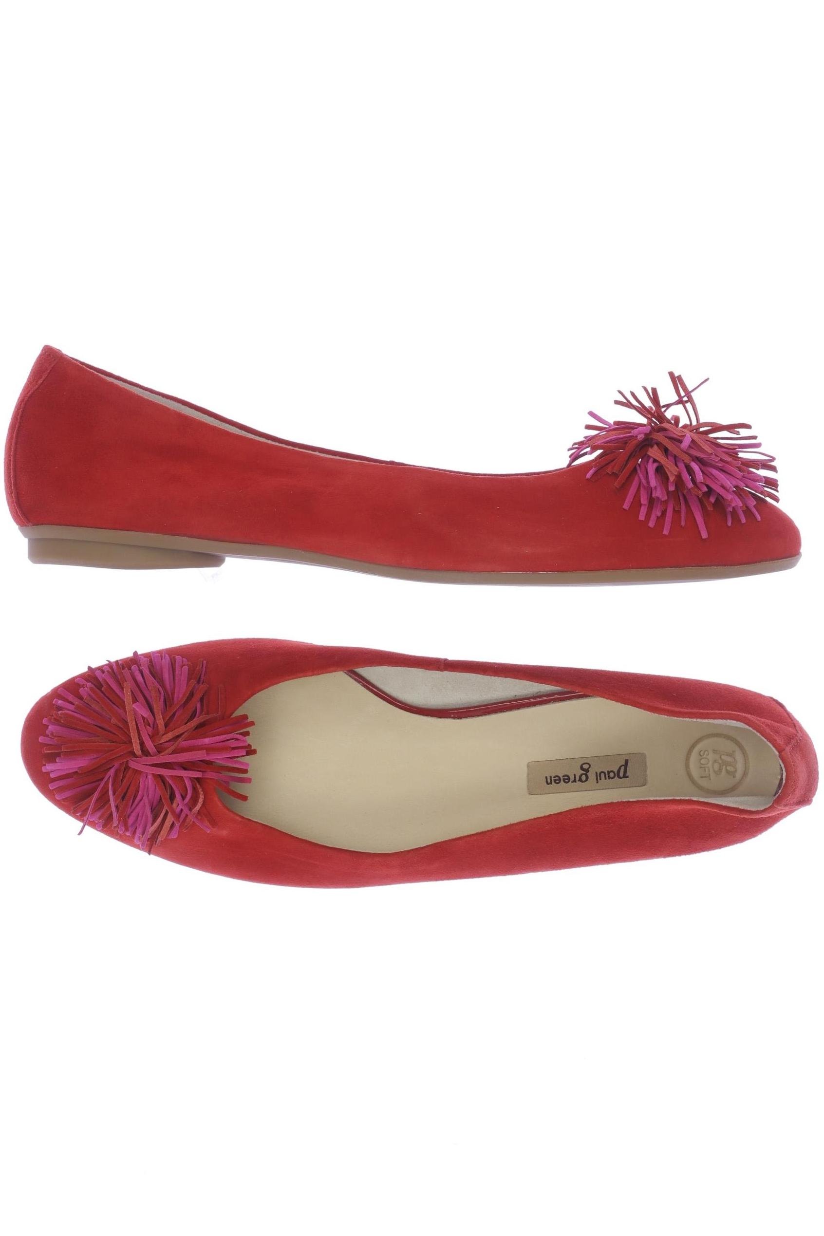 

Paul Green Damen Ballerinas, rot, Gr. 7