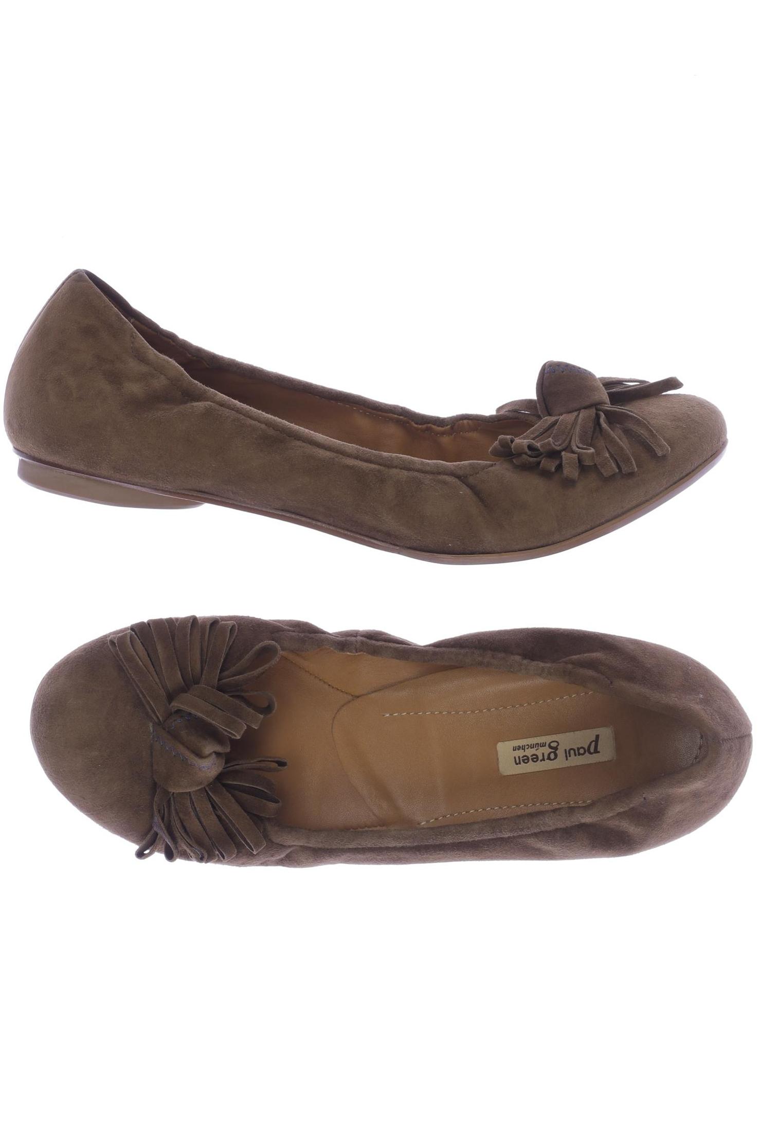 

Paul Green Damen Ballerinas, braun, Gr. 5.5