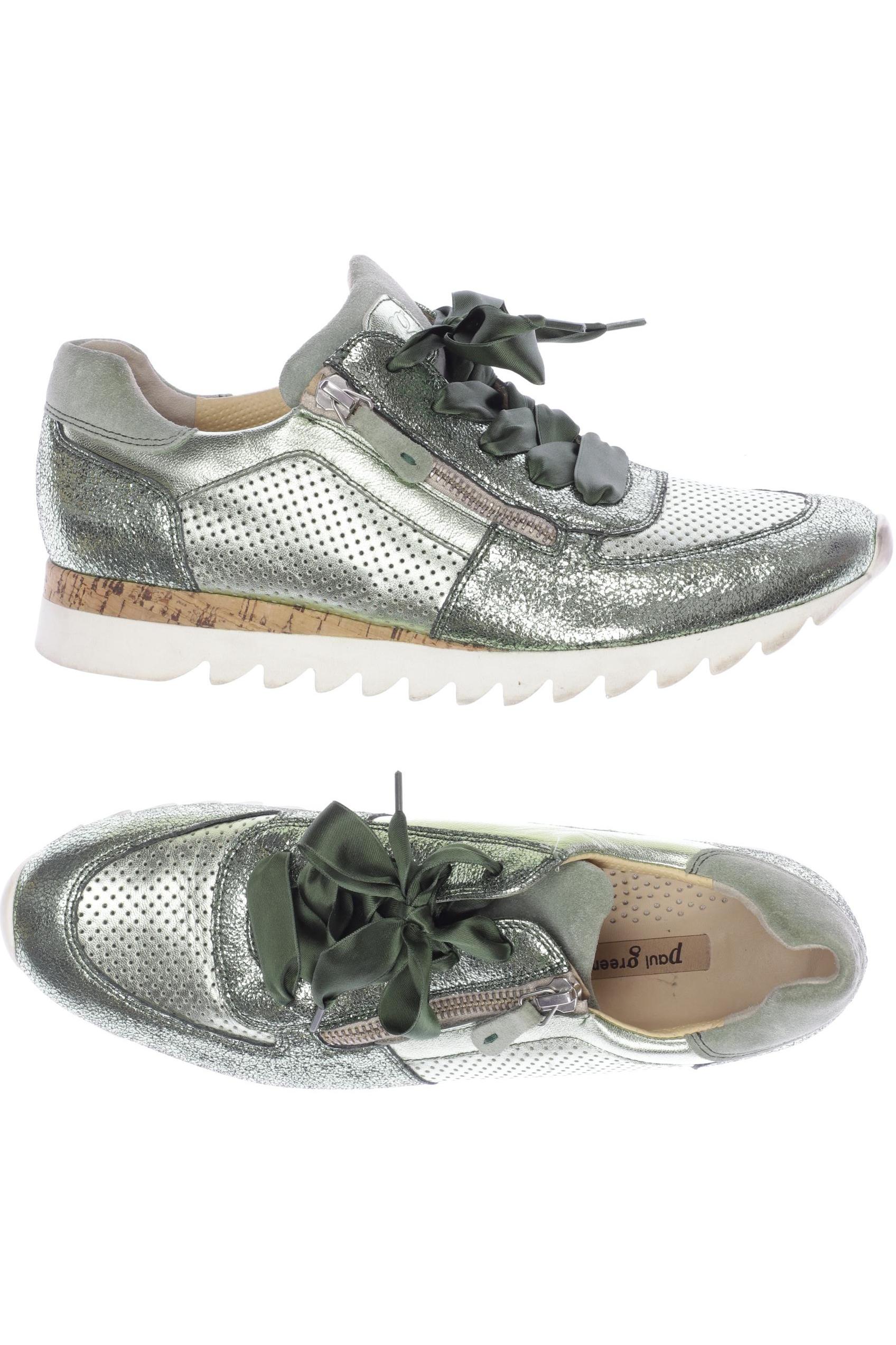 

Paul Green Damen Sneakers, hellgrün, Gr. 6.5
