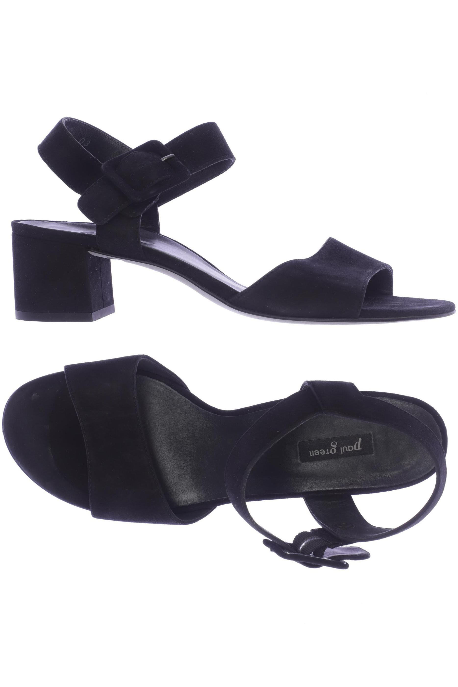 

Paul Green Damen Sandale, schwarz, Gr. 6.5