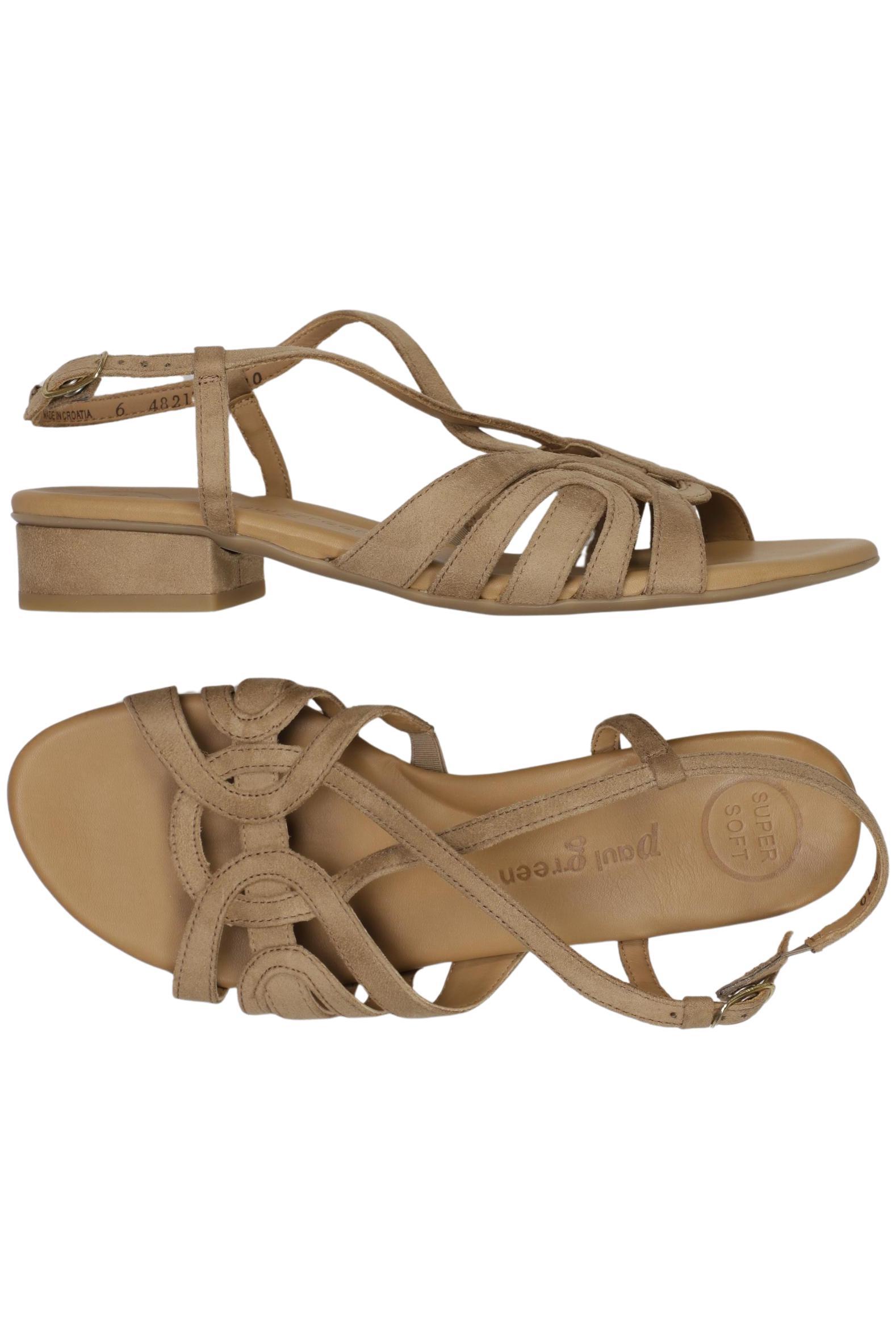 

Paul Green Damen Sandale, beige, Gr. 6