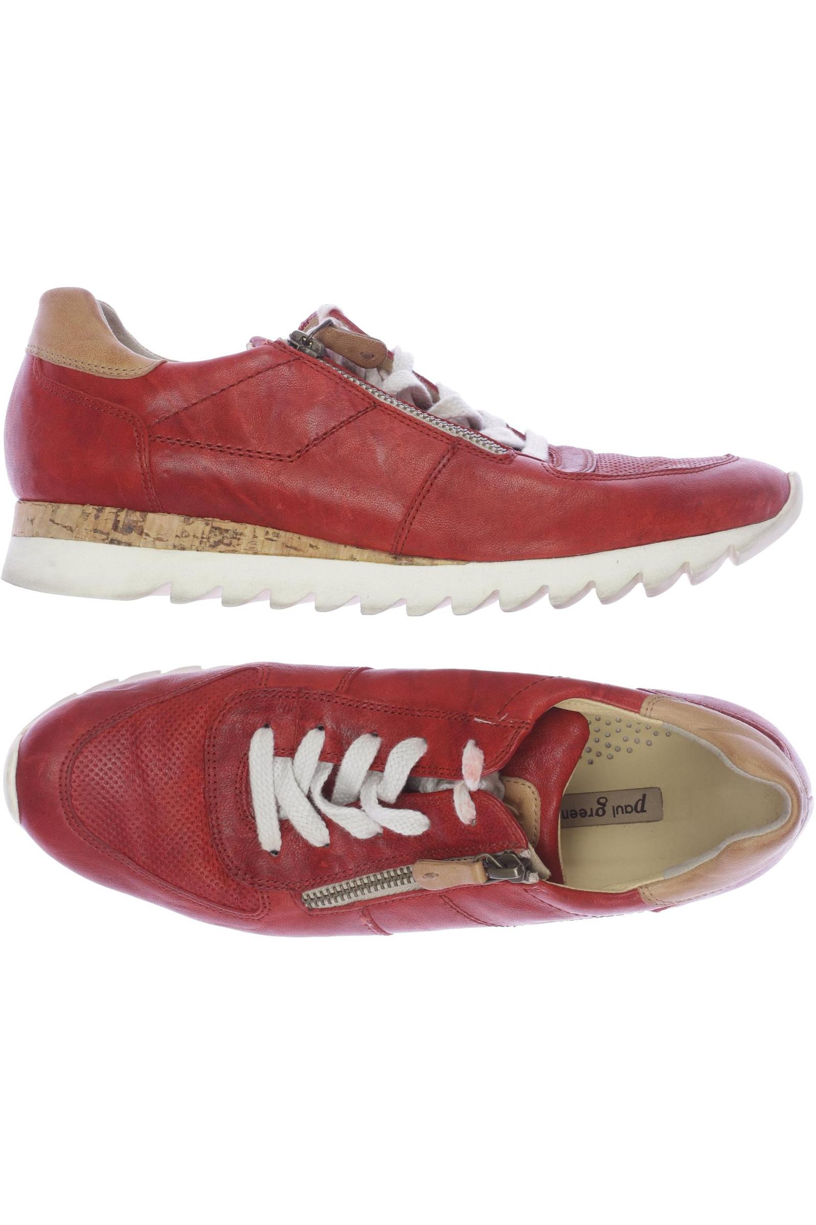 

Paul Green Damen Sneakers, rot, Gr. 6.5