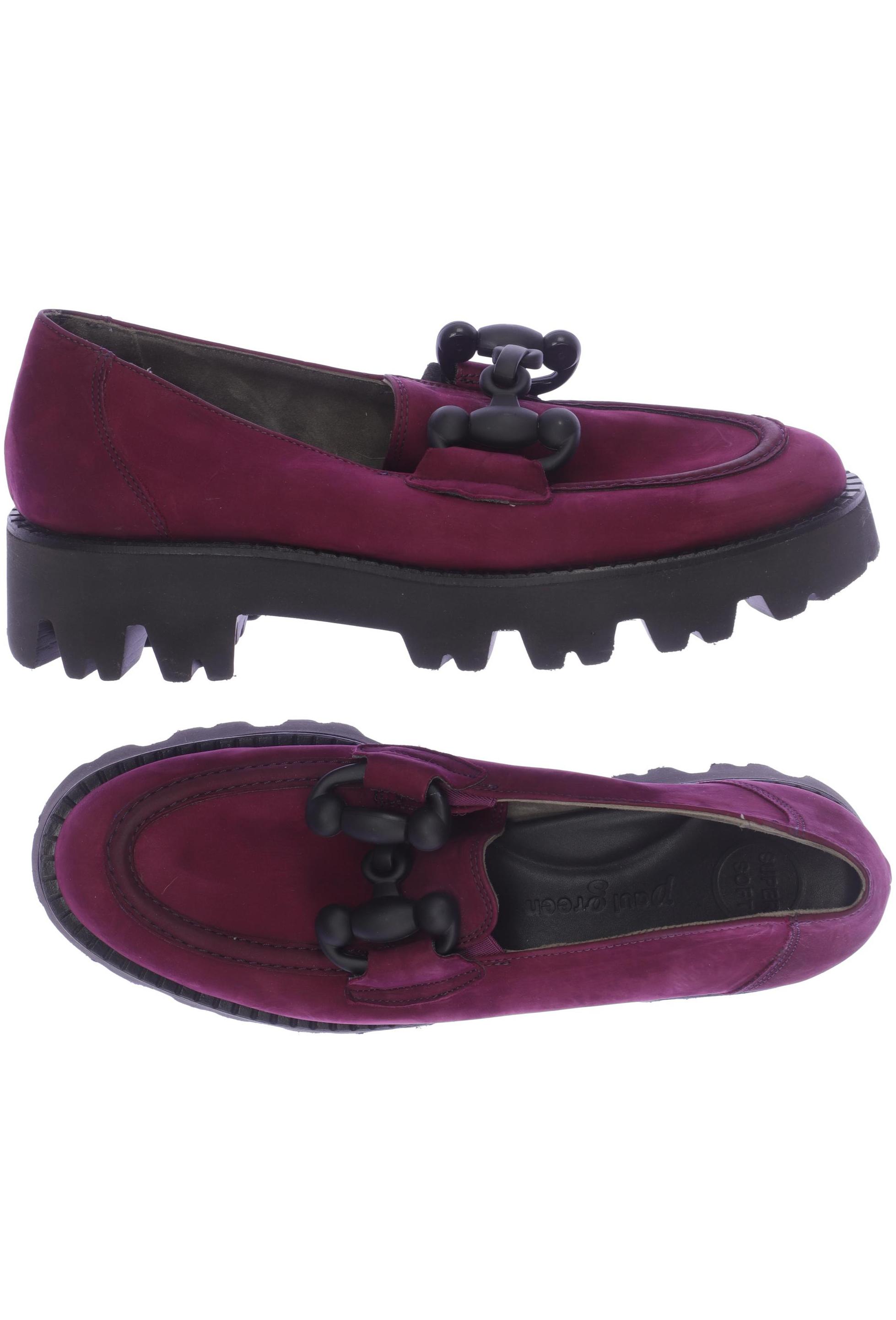 

Paul Green Damen Halbschuh, bordeaux, Gr. 6.5