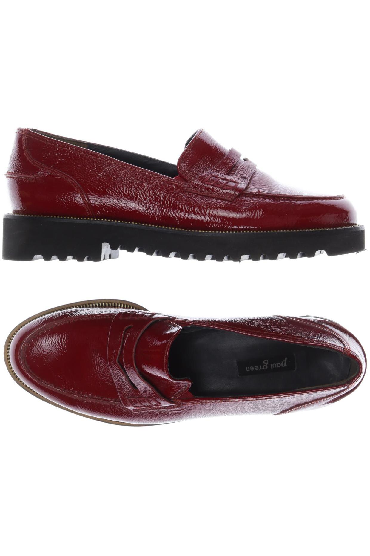 

Paul Green Damen Halbschuh, bordeaux, Gr. 4