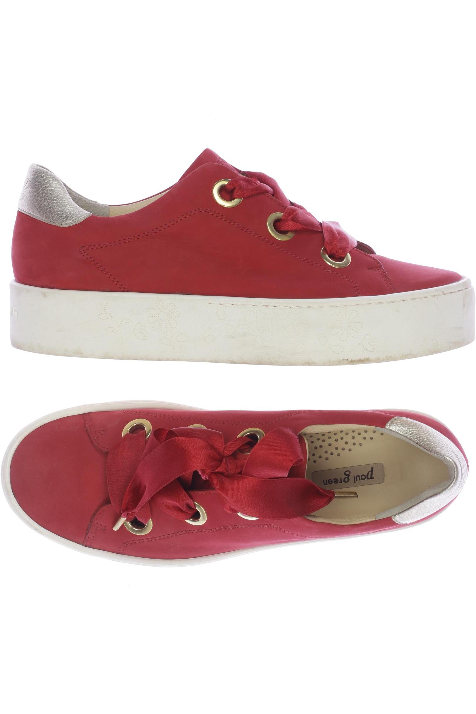 

Paul Green Damen Sneakers, rot, Gr. 5.5