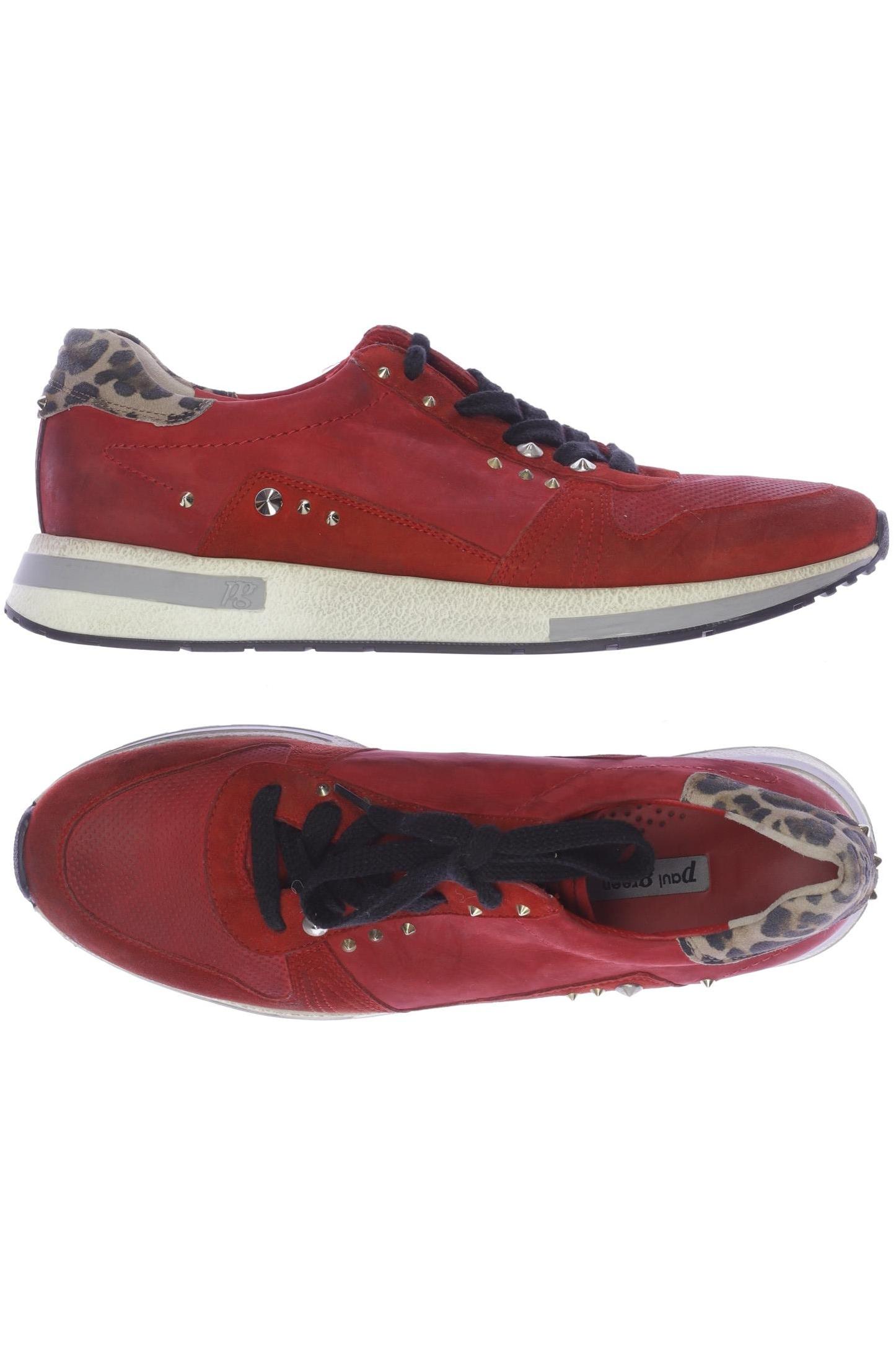 

Paul Green Damen Sneakers, rot, Gr. 7