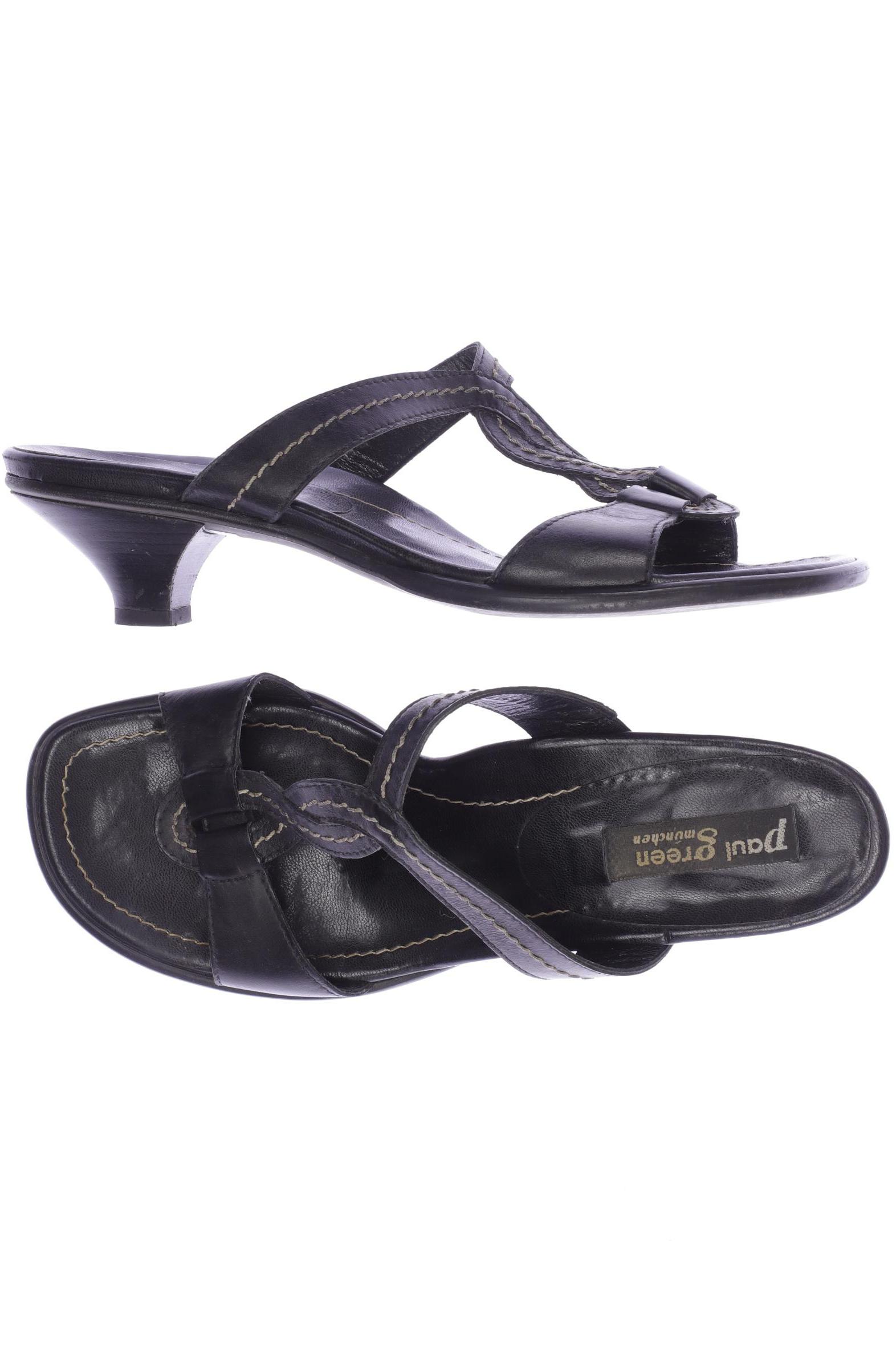 

Paul Green Damen Sandale, schwarz, Gr. 6