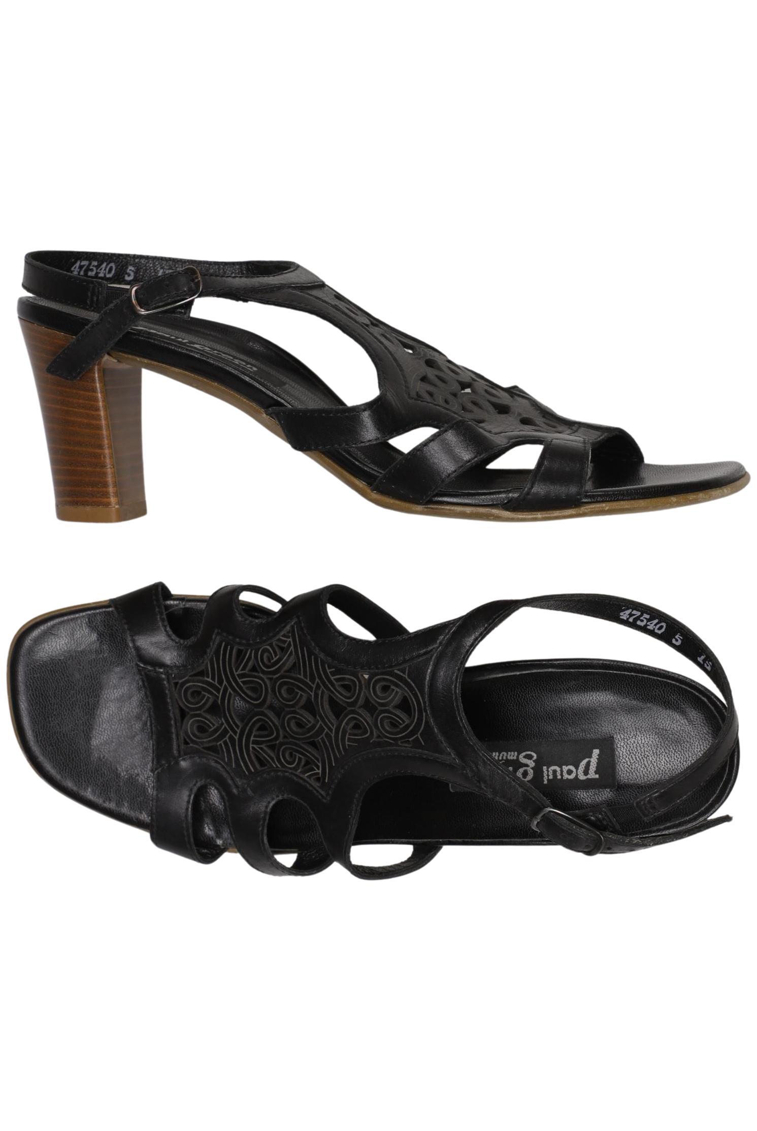 

Paul Green Damen Sandale, schwarz, Gr. 5