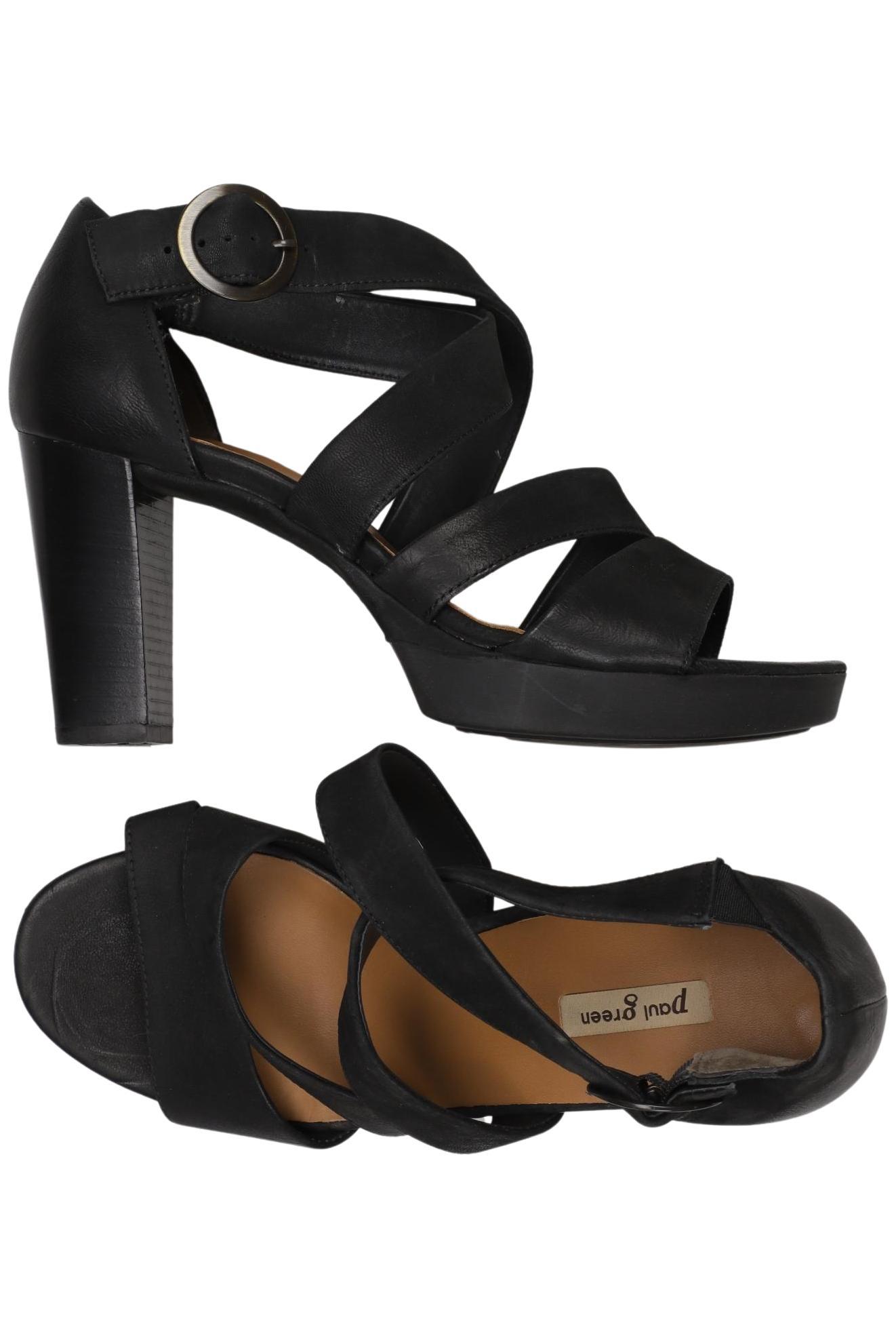 

Paul Green Damen Sandale, schwarz, Gr. 5.5