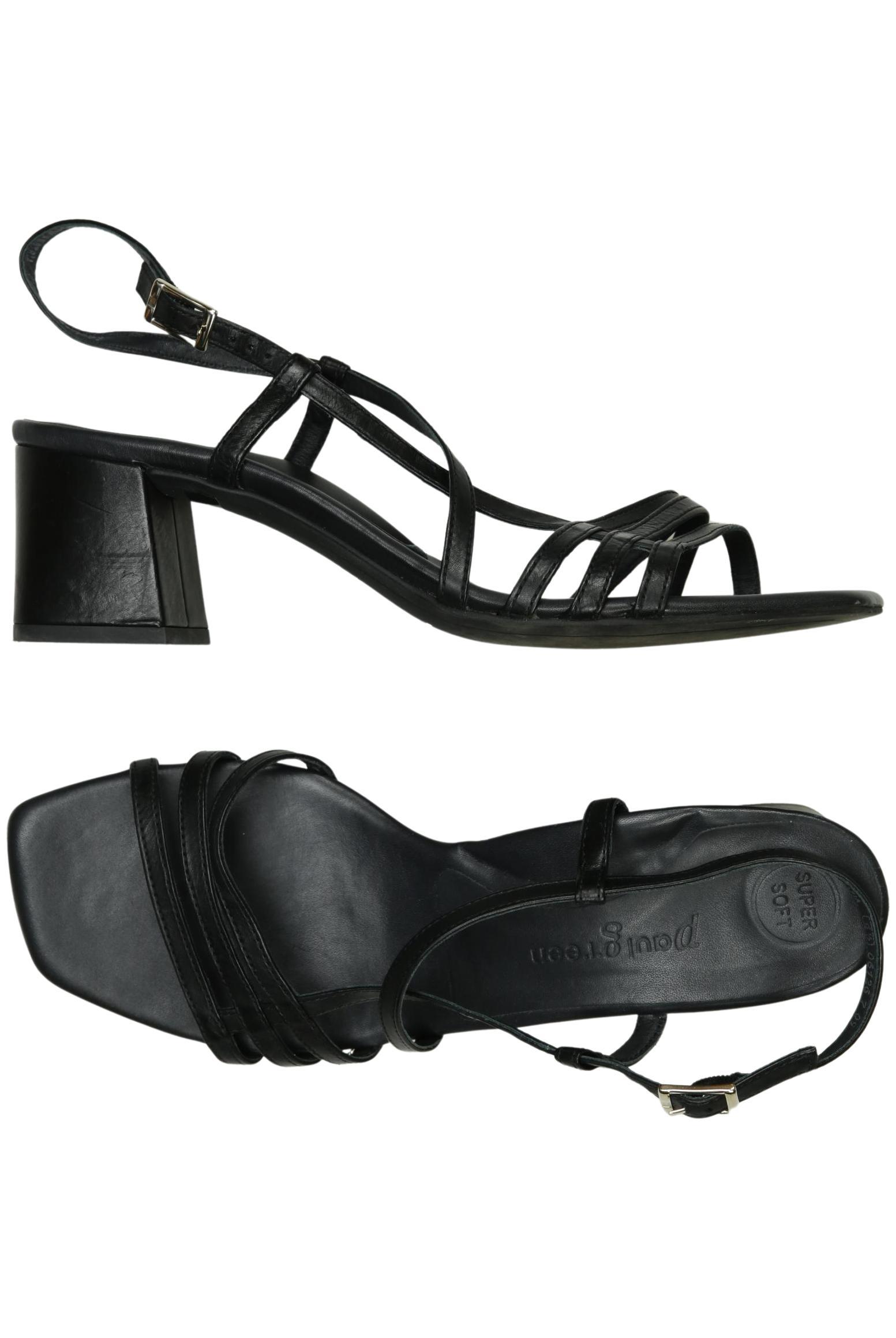 

Paul Green Damen Sandale, schwarz, Gr. 6.5