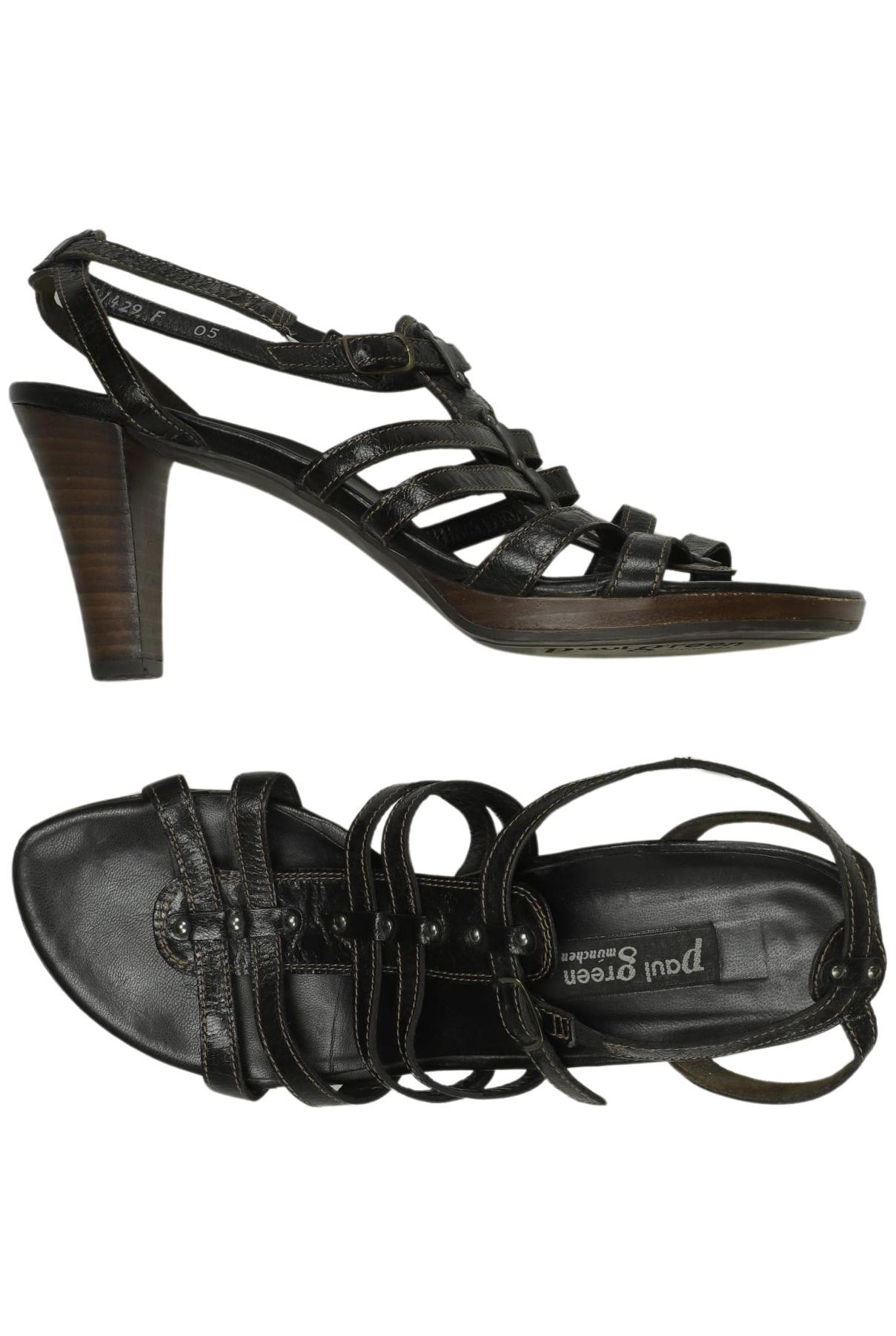 

Paul Green Damen Sandale, schwarz, Gr. 7