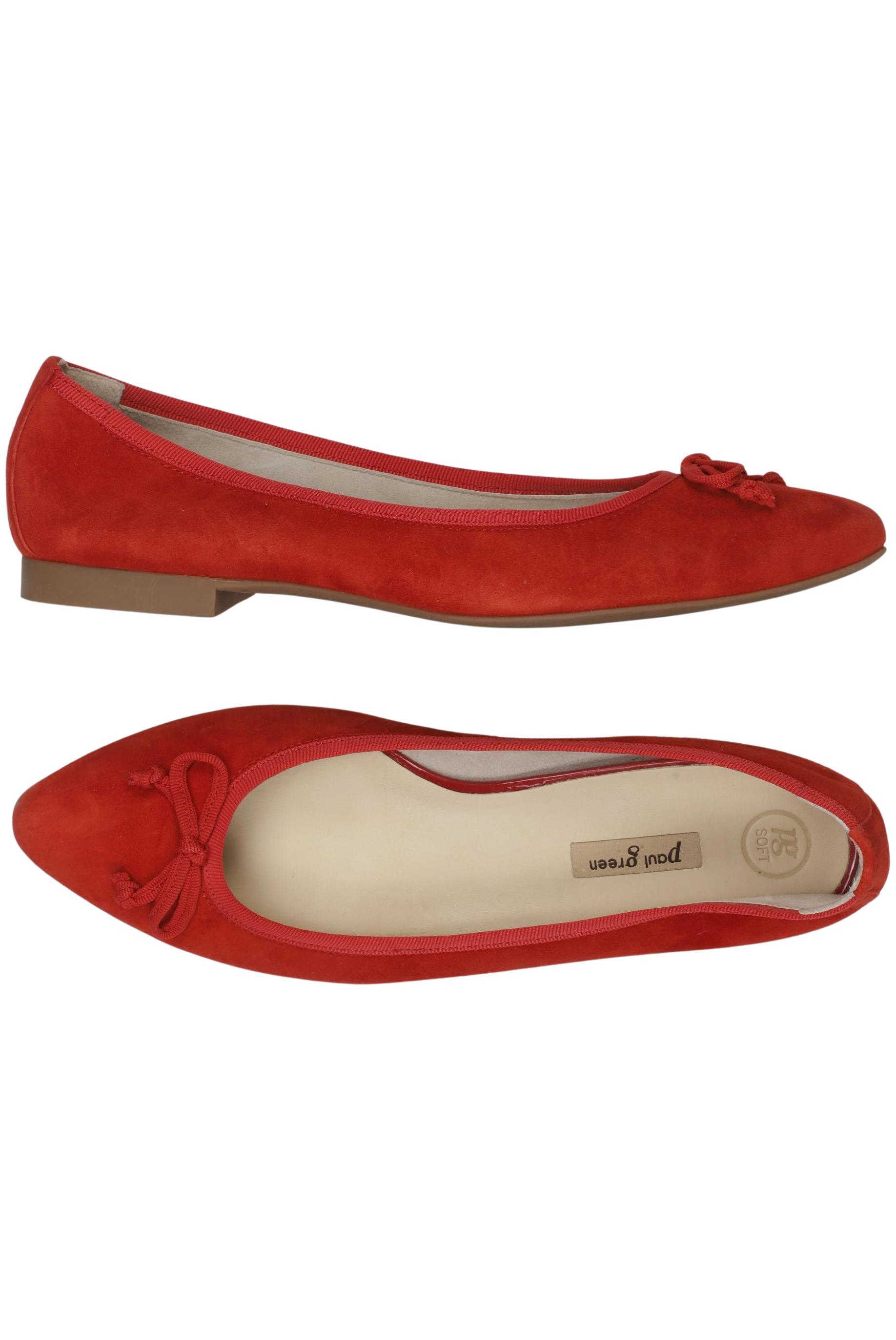 

Paul Green Damen Ballerinas, rot, Gr. 6.5