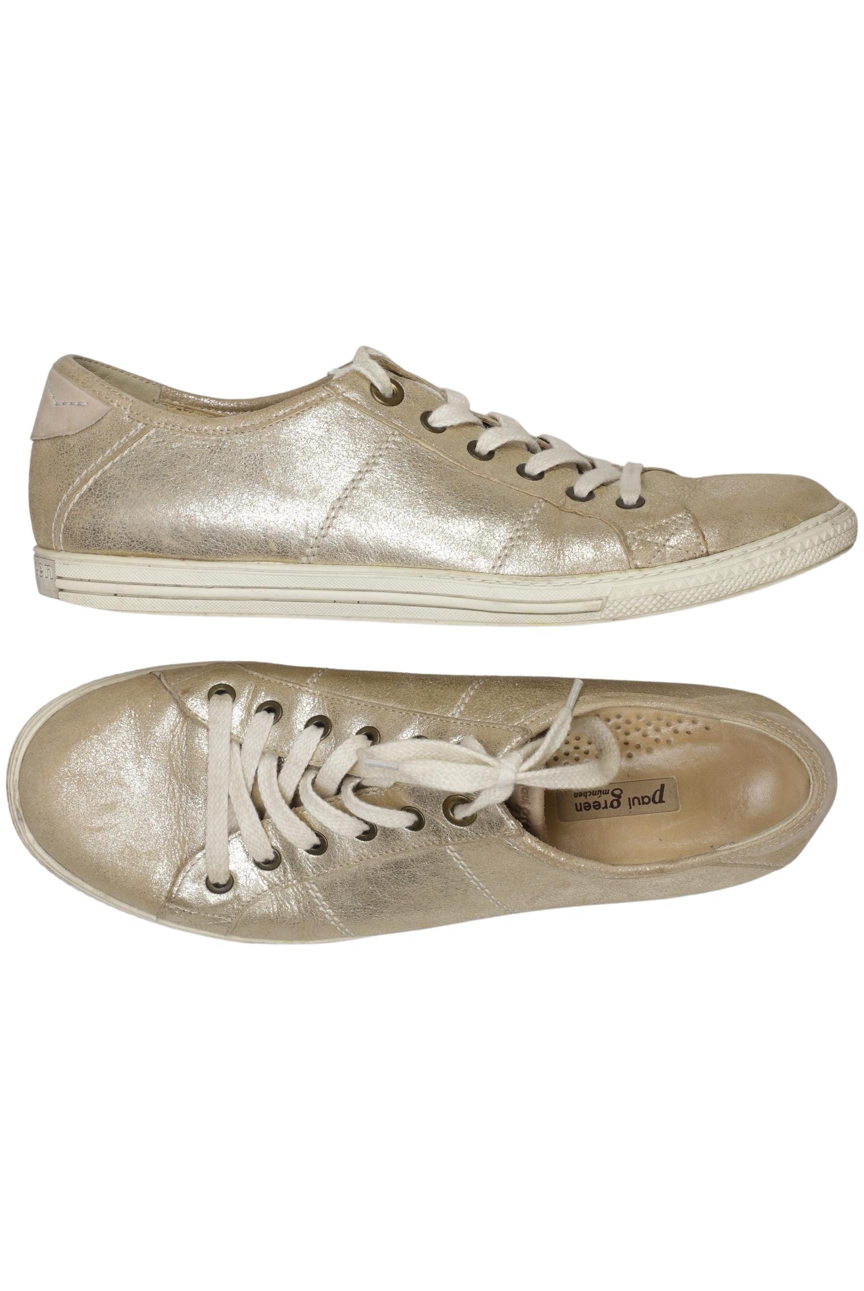 

Paul Green Damen Sneakers, gold, Gr. 7.5