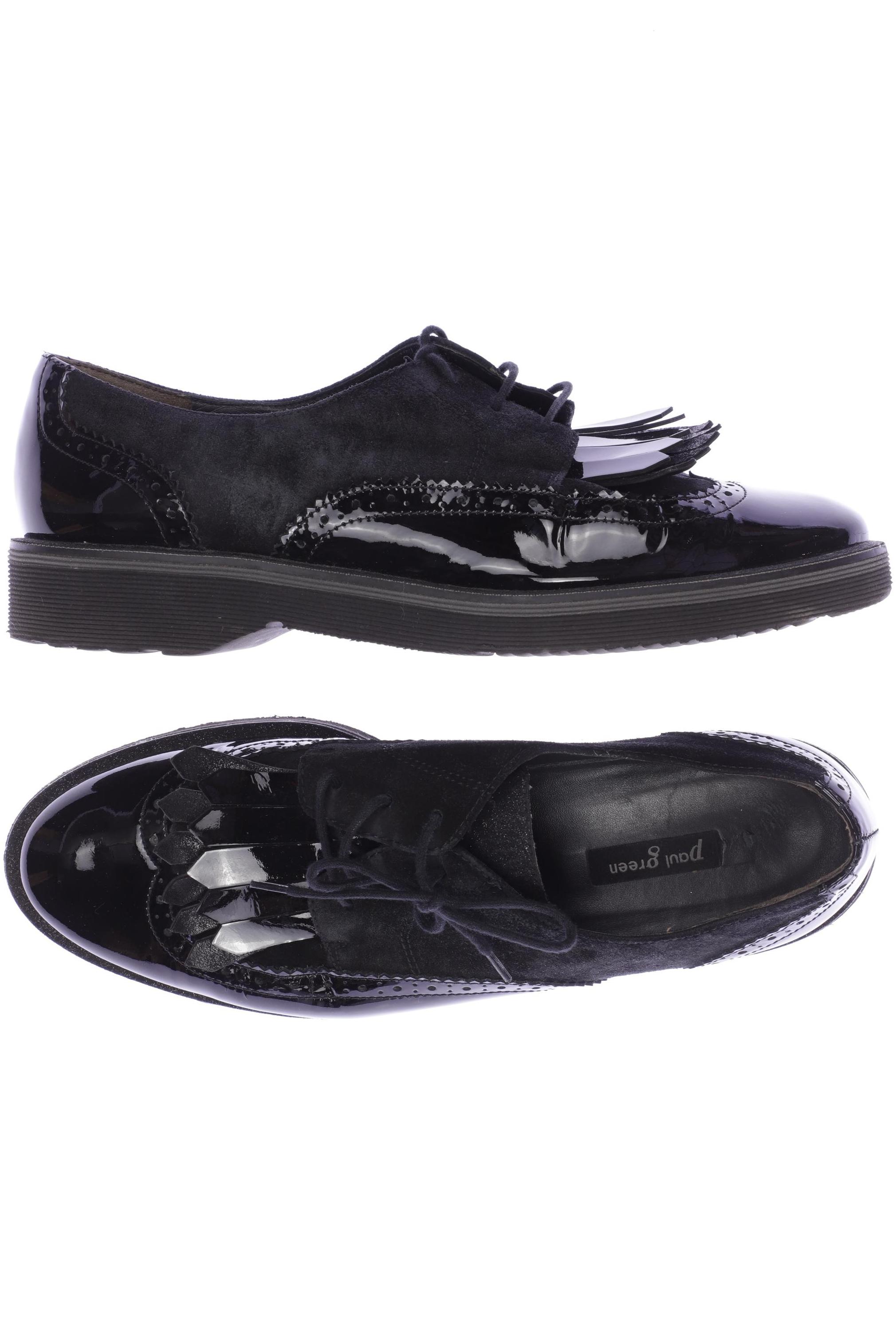 

Paul Green Damen Halbschuh, schwarz, Gr. 38.5