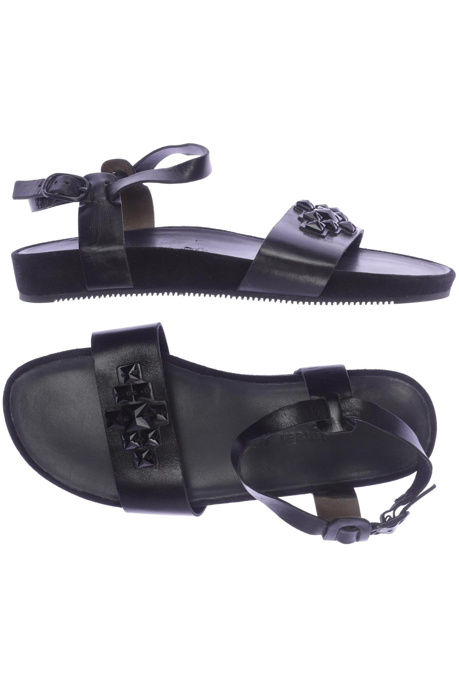 

Paul Green Damen Sandale, schwarz, Gr. 6