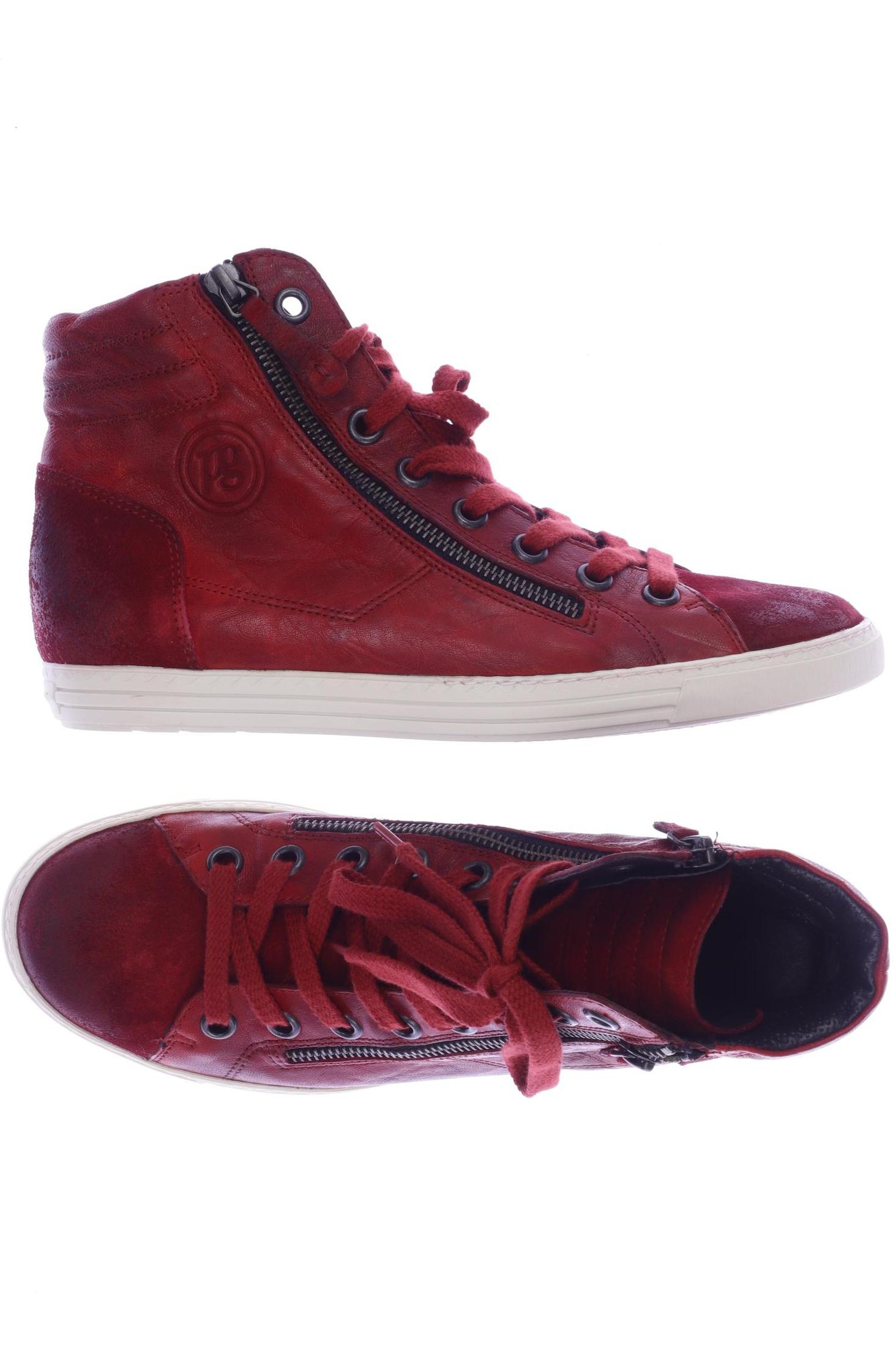 

Paul Green Damen Sneakers, rot, Gr. 6