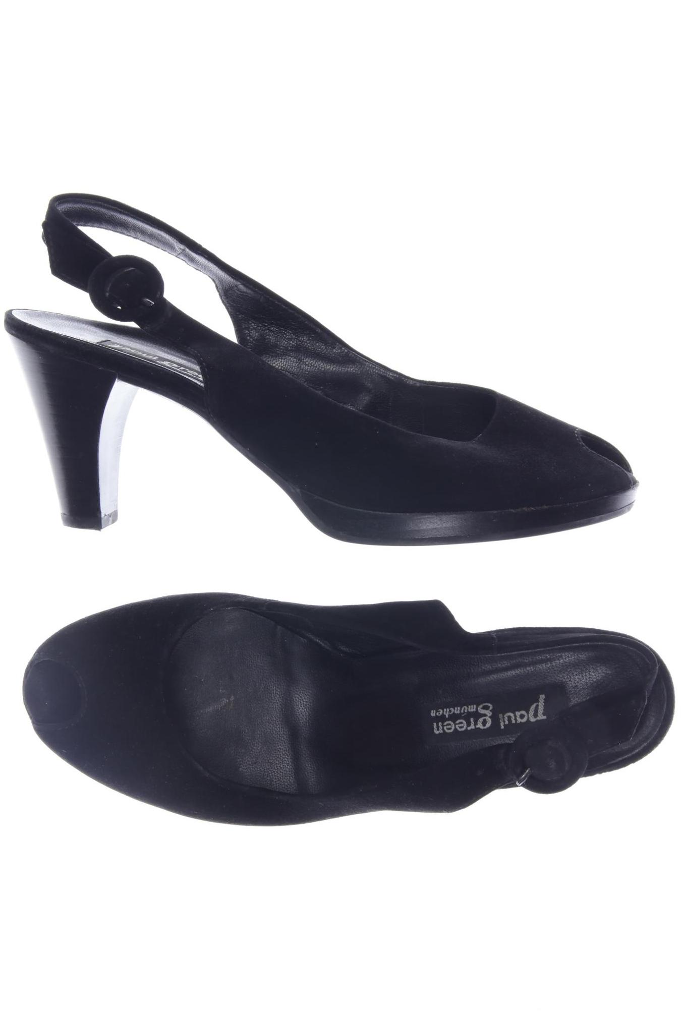 

Paul Green Damen Sandale, schwarz, Gr. 5