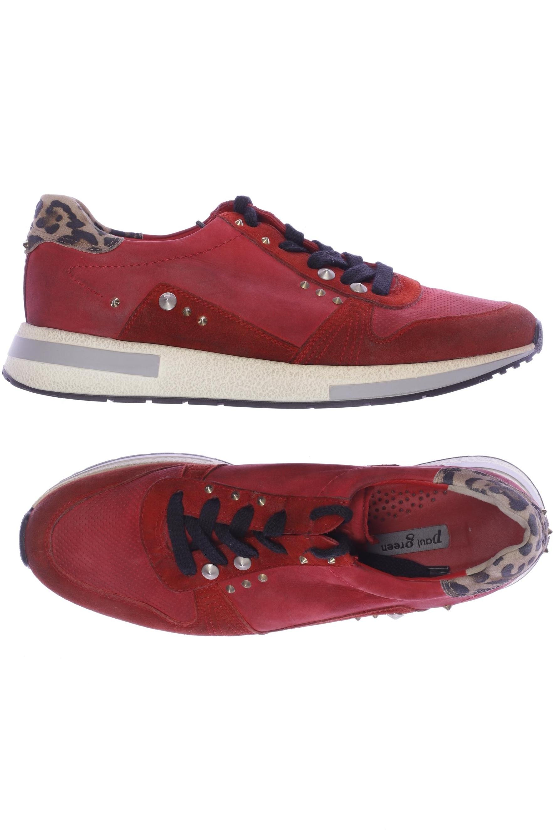 

Paul Green Damen Sneakers, rot, Gr. 5
