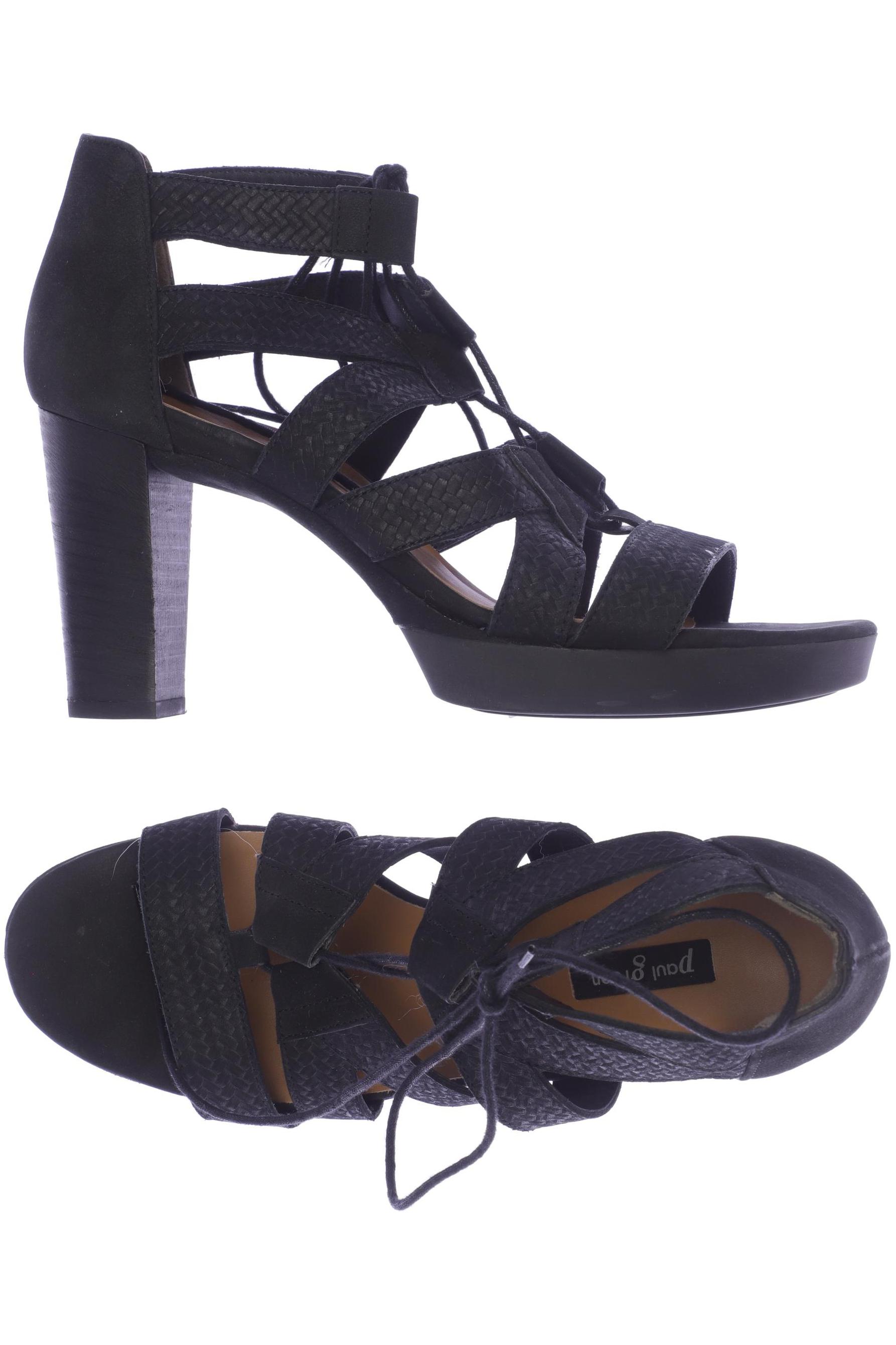 

Paul Green Damen Sandale, schwarz, Gr. 6.5
