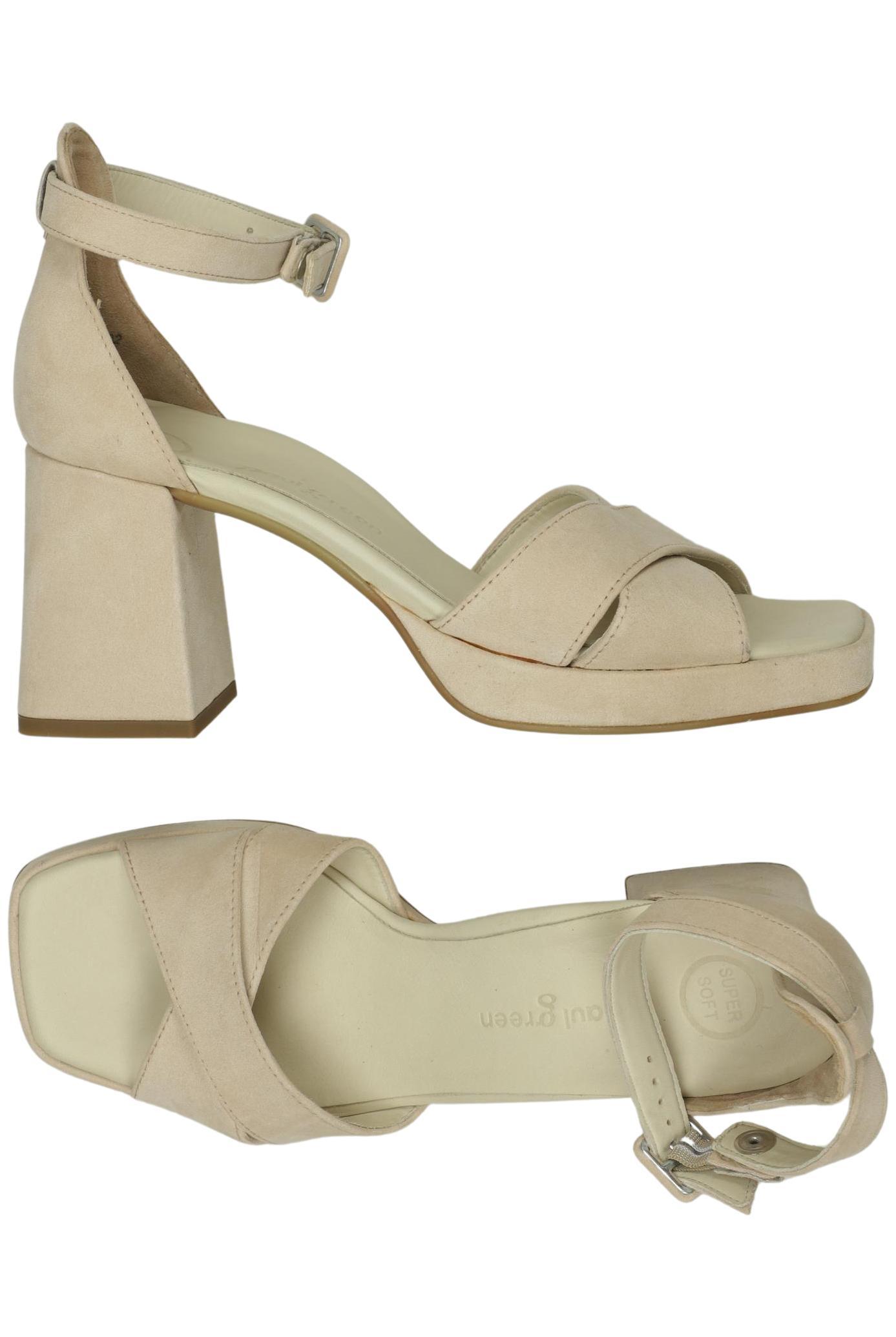 

Paul Green Damen Sandale, beige, Gr. 7