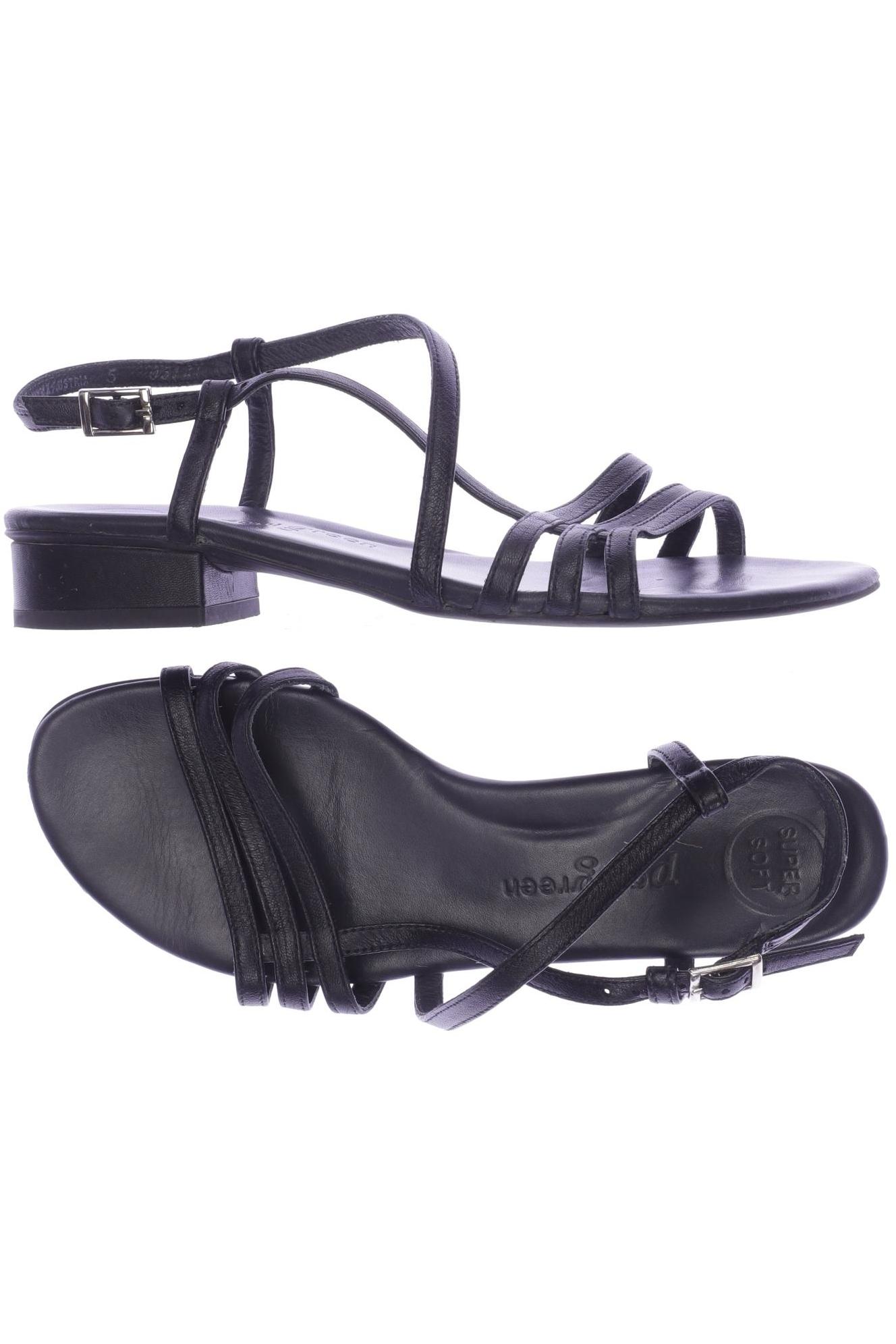 

Paul Green Damen Sandale, schwarz, Gr. 5