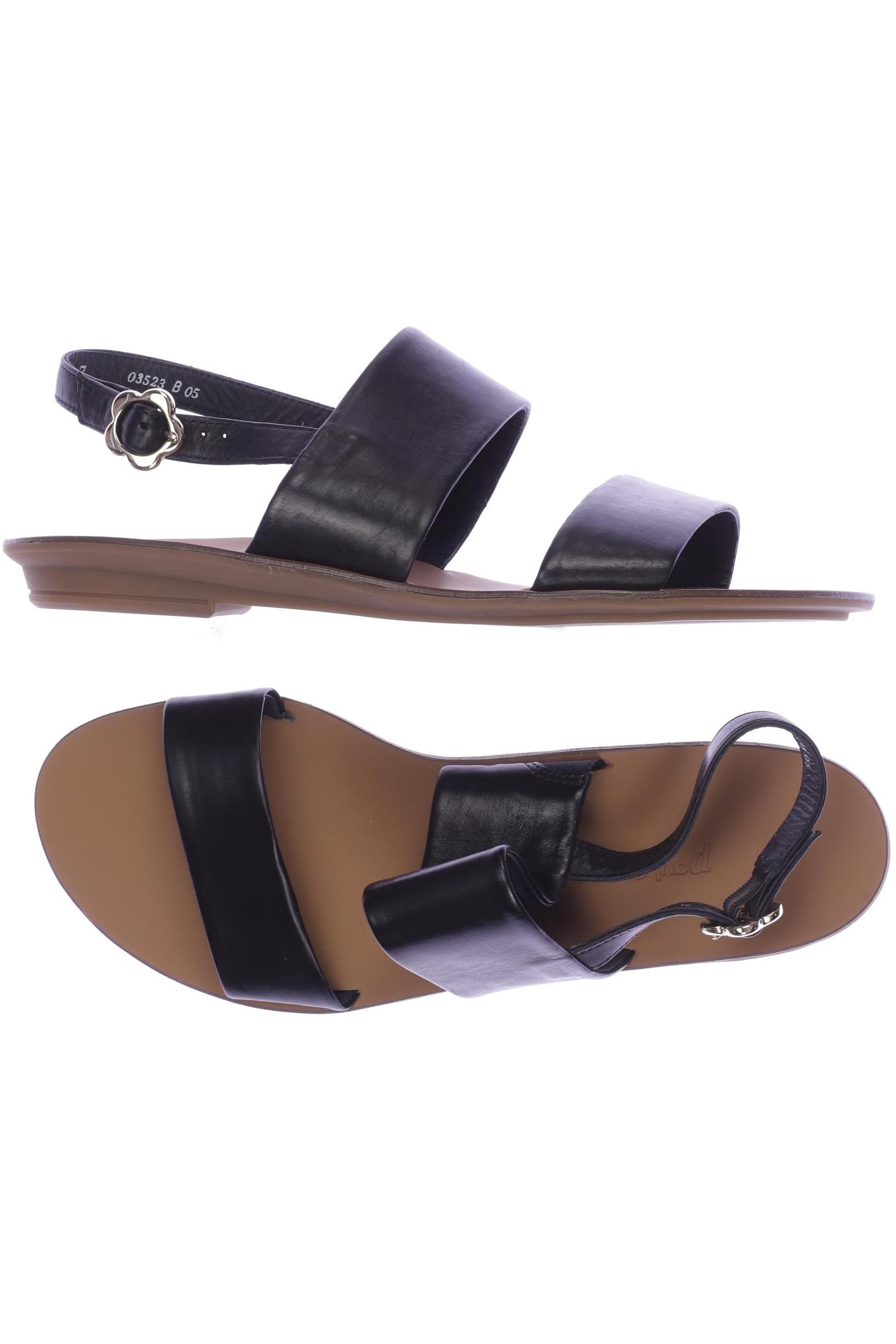 

Paul Green Damen Sandale, schwarz, Gr. 7