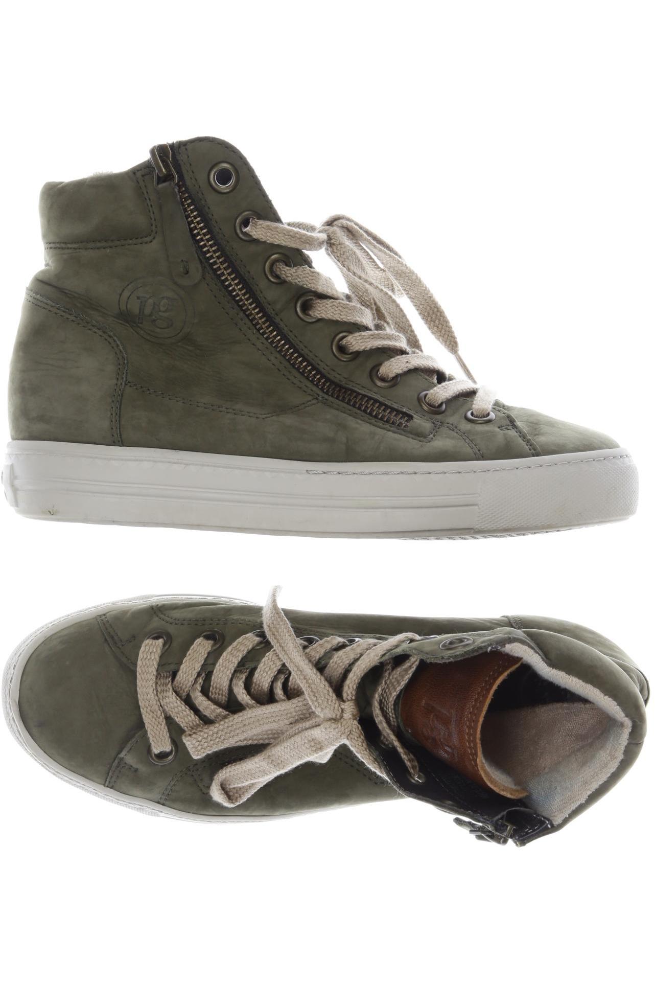 

Paul Green Damen Sneakers, grün, Gr. 3.5