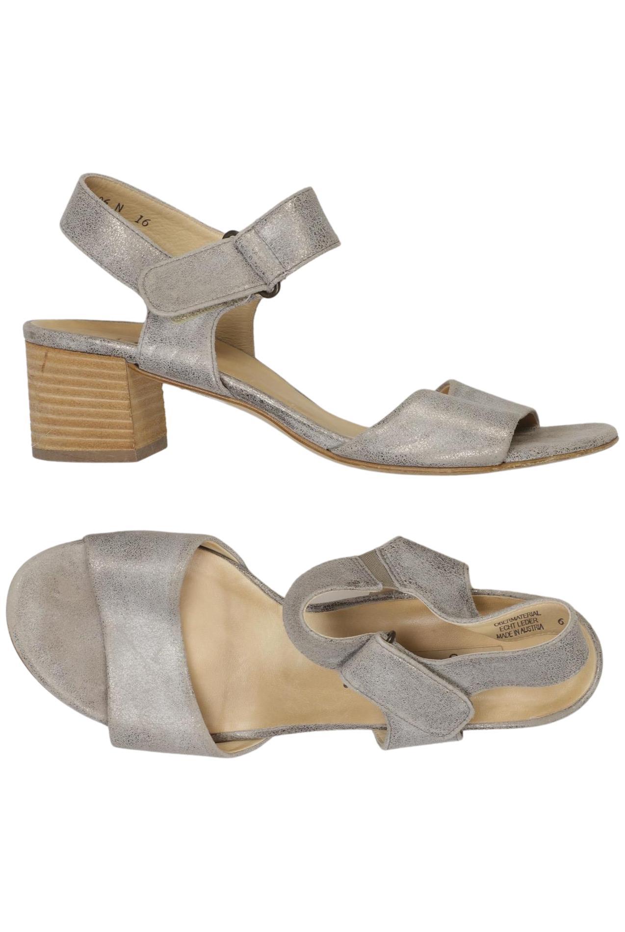 

Paul Green Damen Sandale, silber, Gr. 6