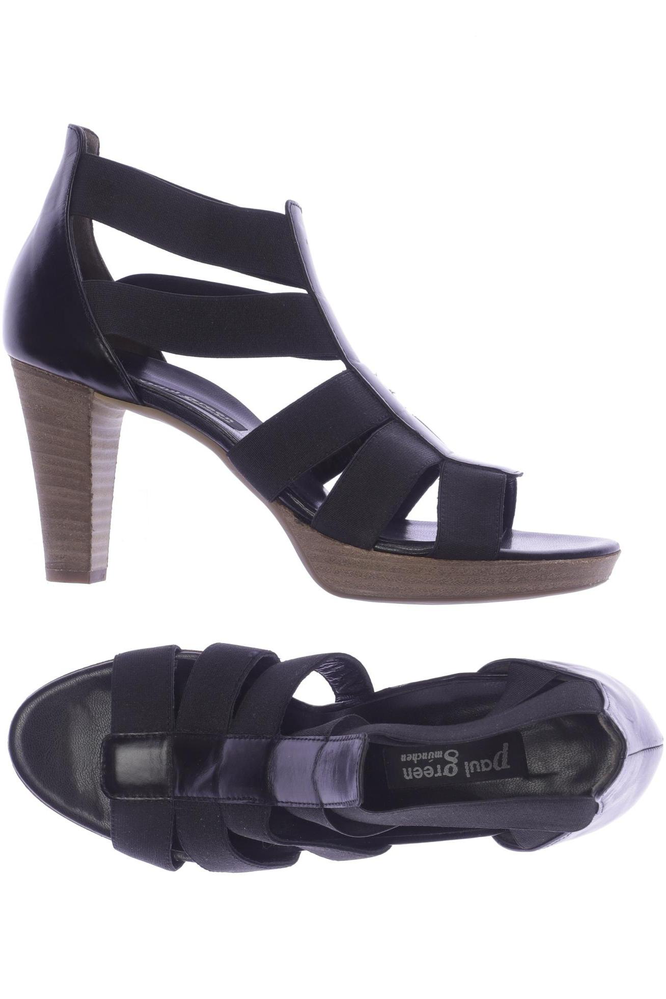 

Paul Green Damen Sandale, schwarz, Gr. 9