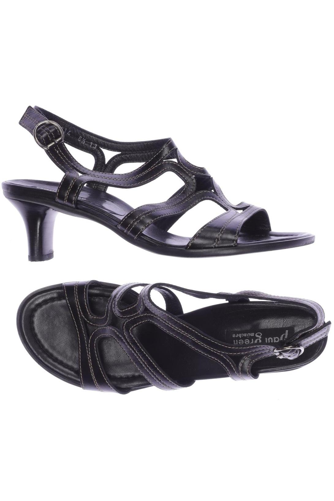 

Paul Green Damen Sandale, schwarz, Gr. 6.5