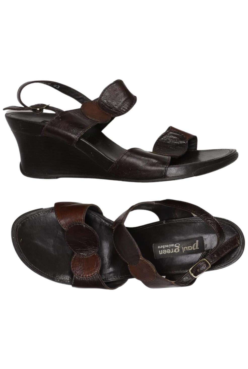 

Paul Green Damen Sandale, braun, Gr. 6