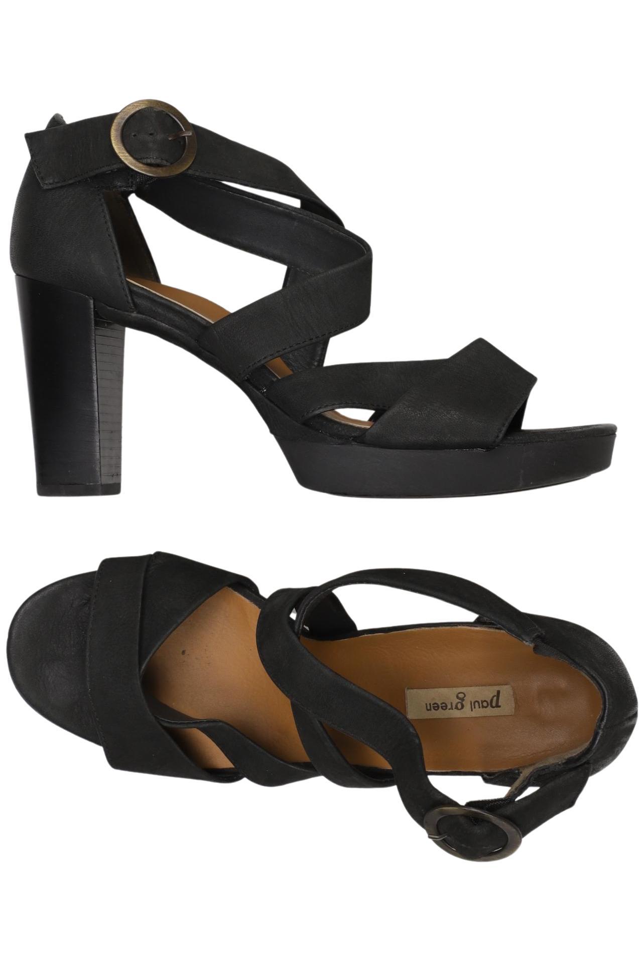 

Paul Green Damen Sandale, schwarz, Gr. 6.5