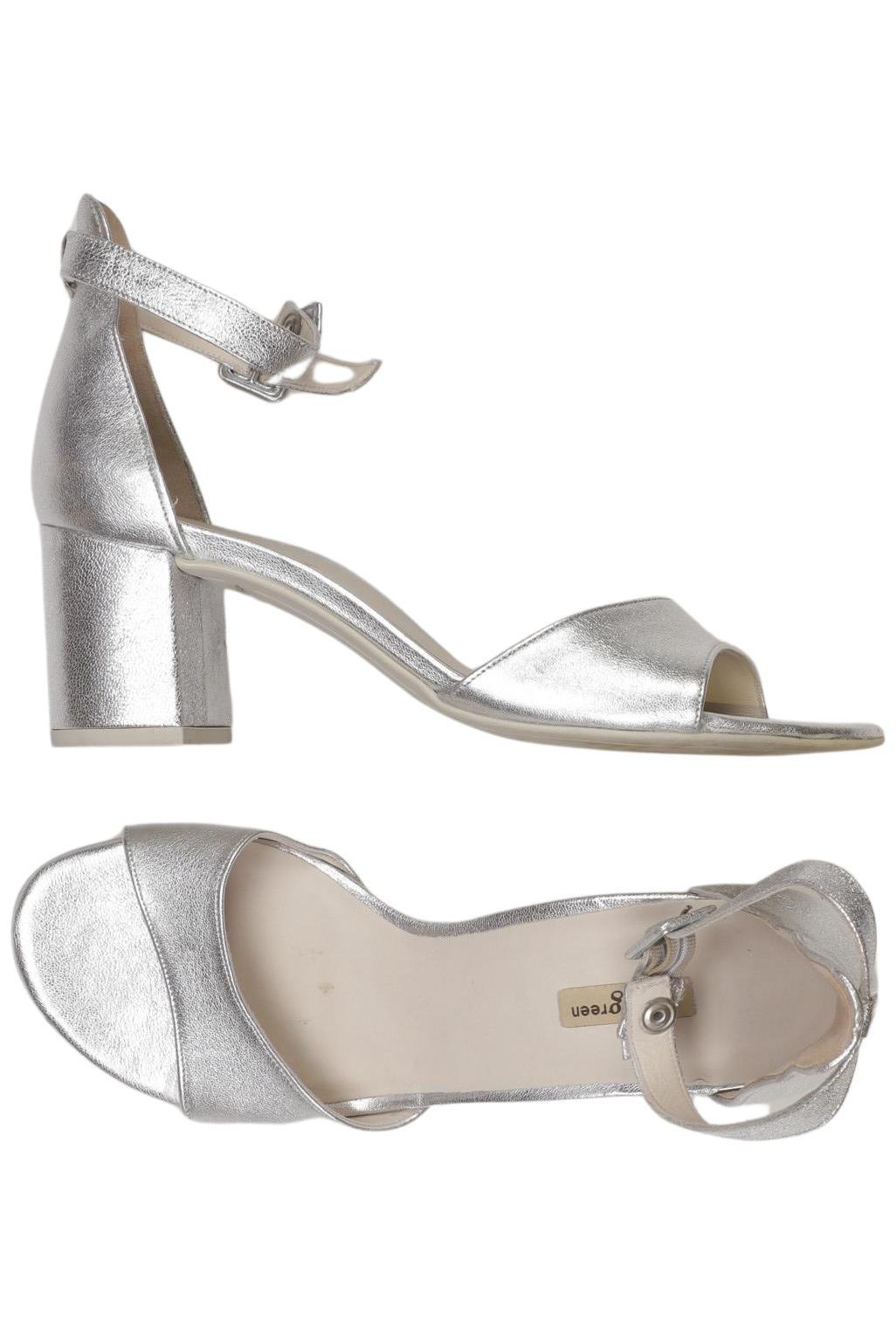 

Paul Green Damen Sandale, silber, Gr. 7.5