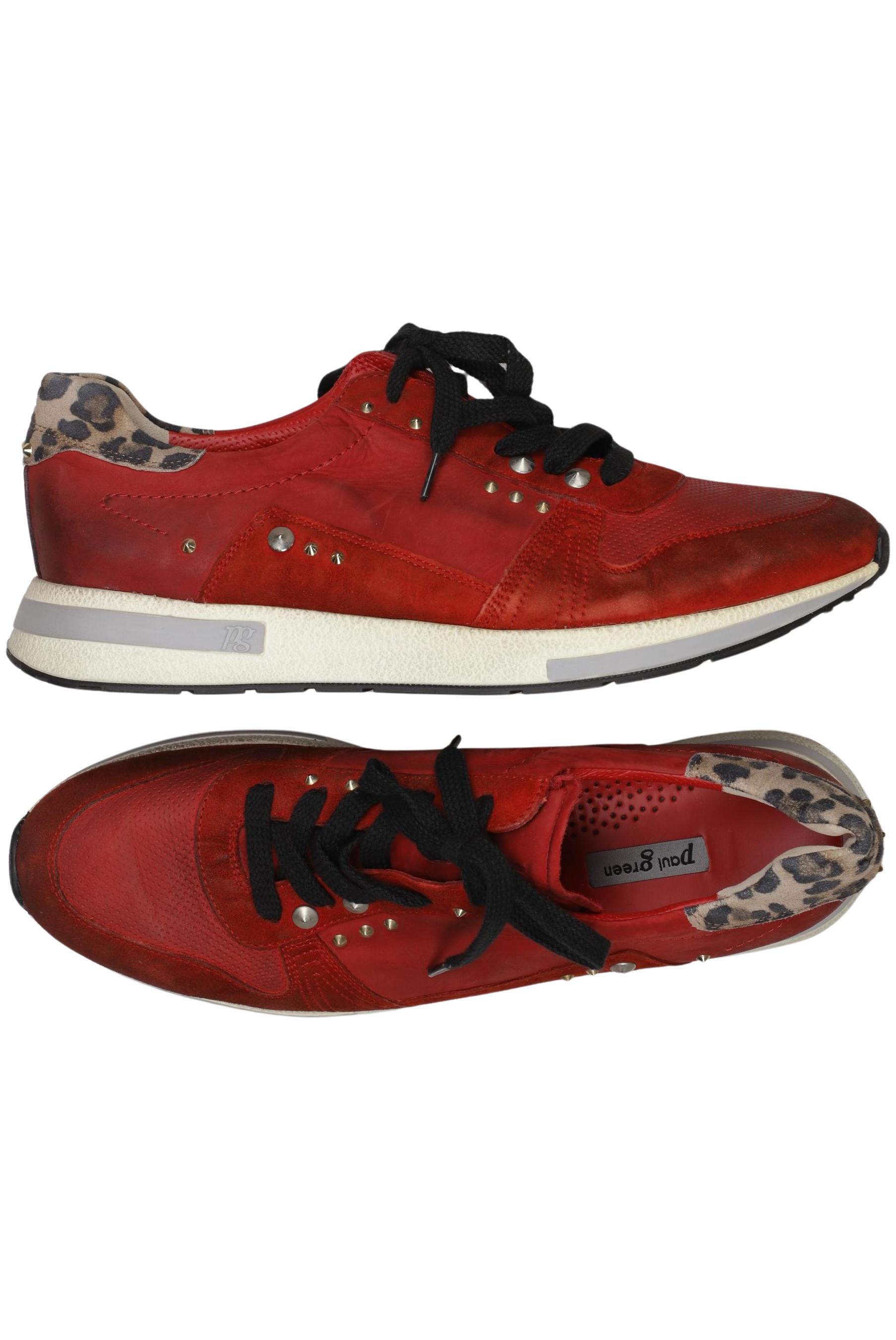 

Paul Green Damen Sneakers, rot, Gr. 8