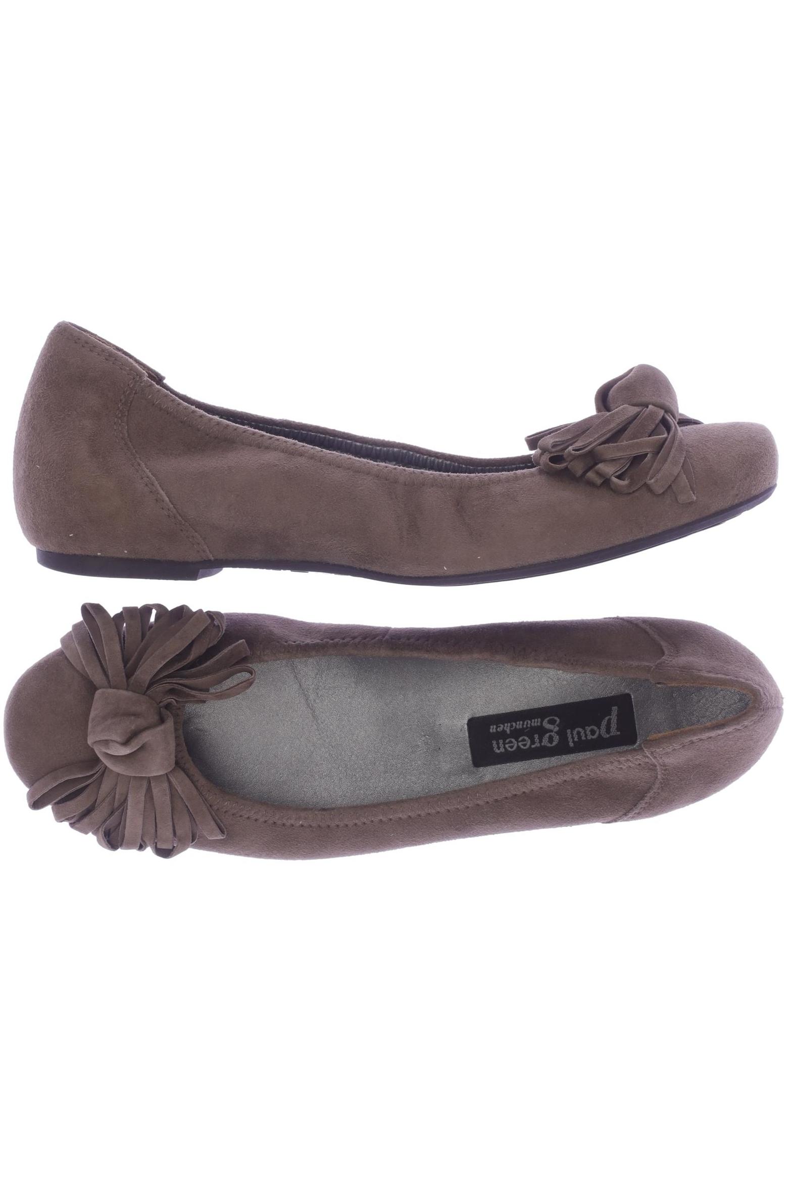 

Paul Green Damen Ballerinas, braun, Gr. 4