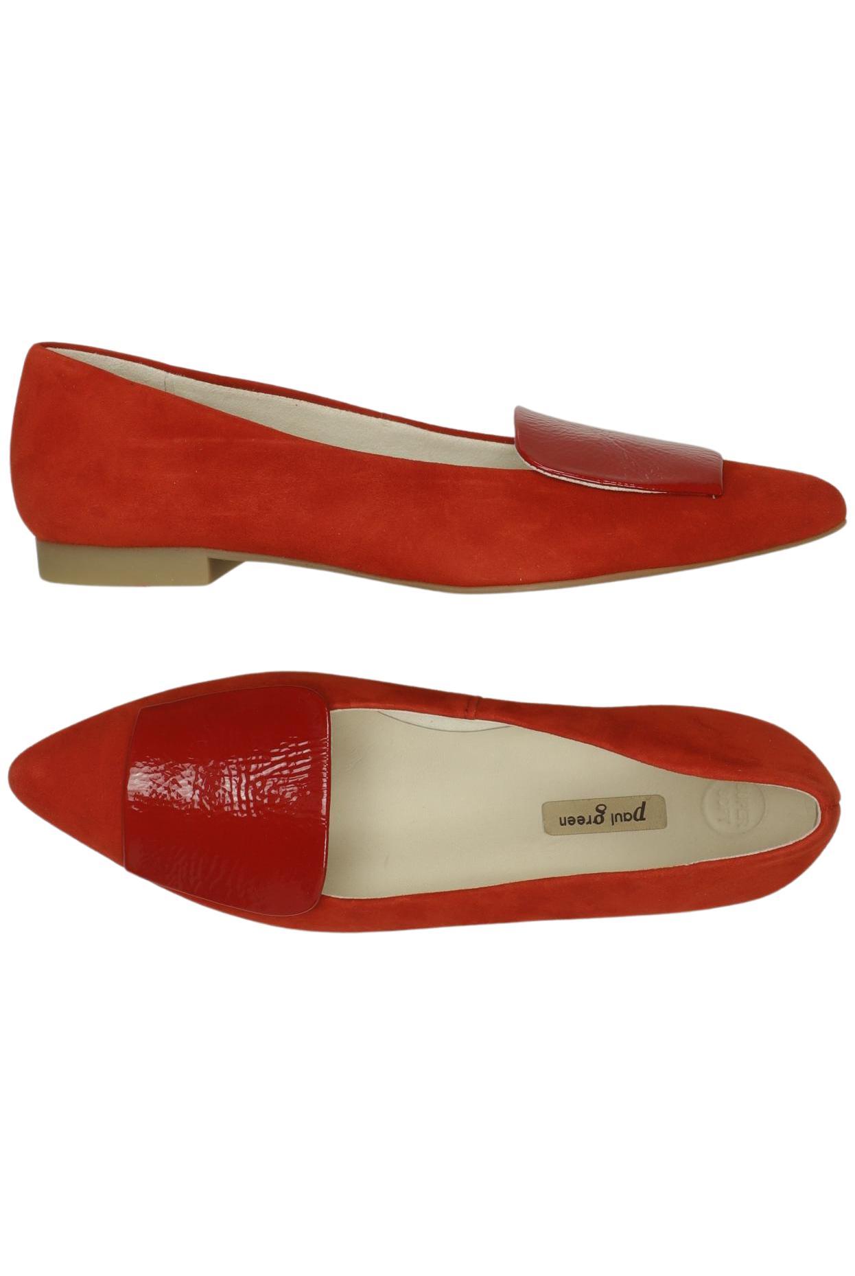 

Paul Green Damen Halbschuh, rot, Gr. 6