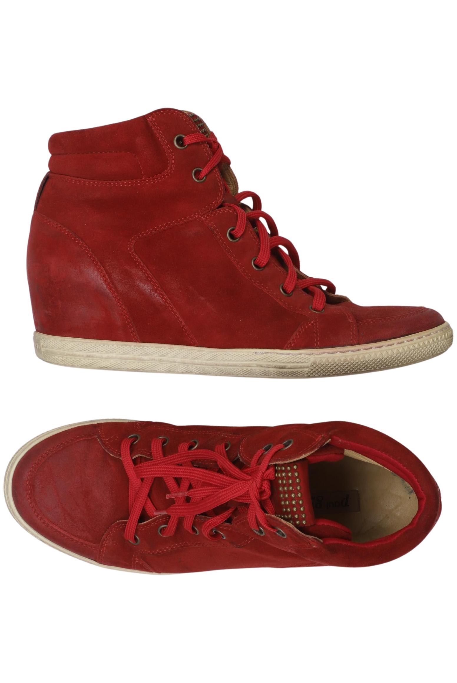 

Paul Green Damen Sneakers, rot, Gr. 4