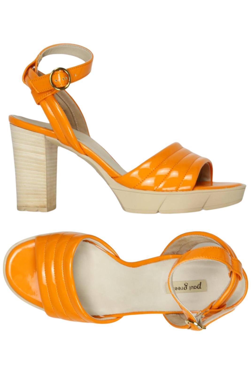 

Paul Green Damen Sandale, orange, Gr. 6.5