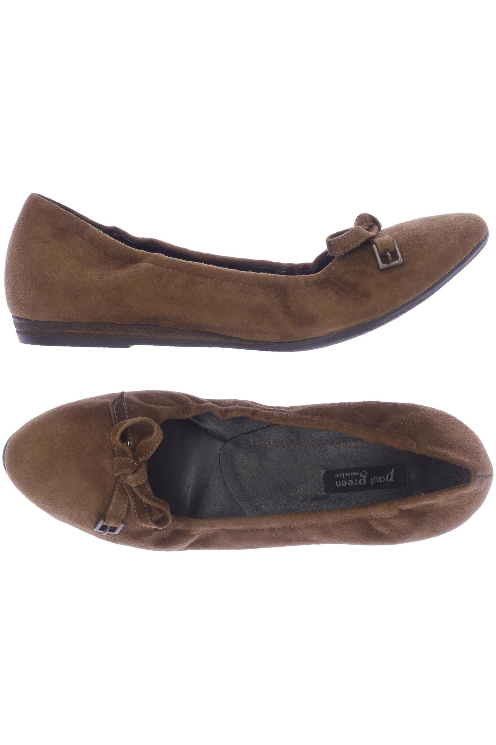 

Paul Green Damen Ballerinas, braun, Gr. 4