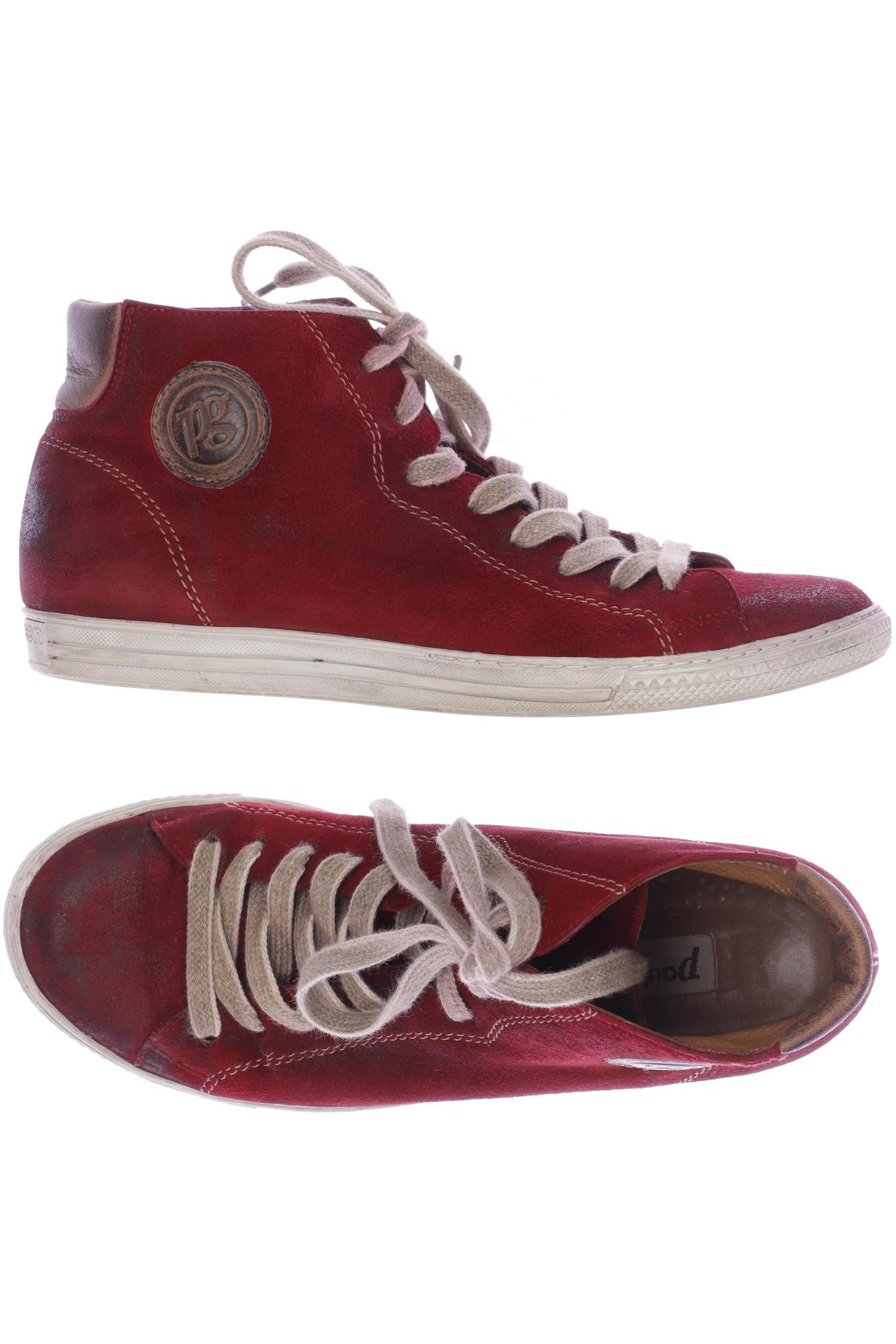 

Paul Green Damen Sneakers, rot, Gr. 4